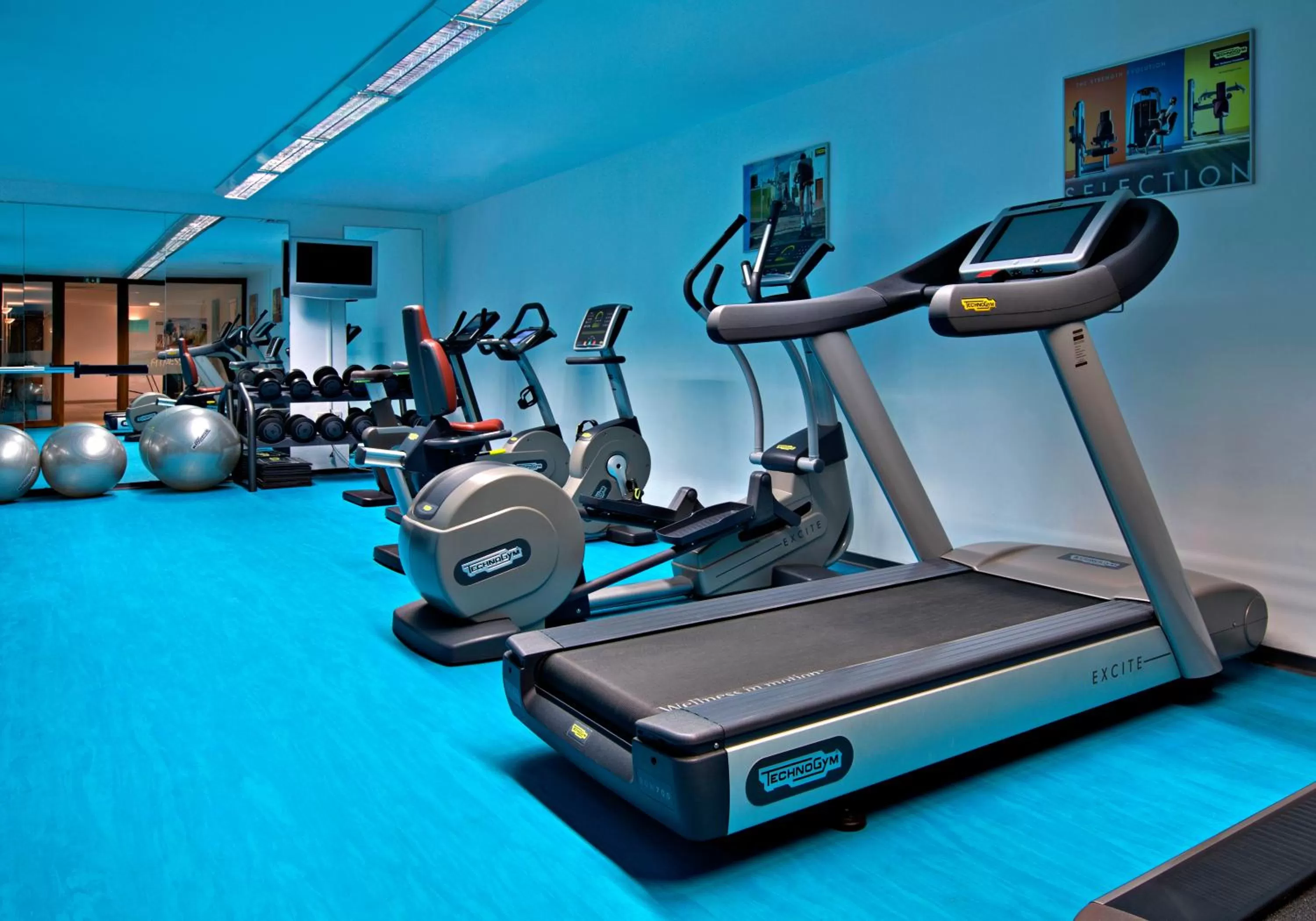 Fitness centre/facilities in Kempinski Hotel Grand Arena Bansko