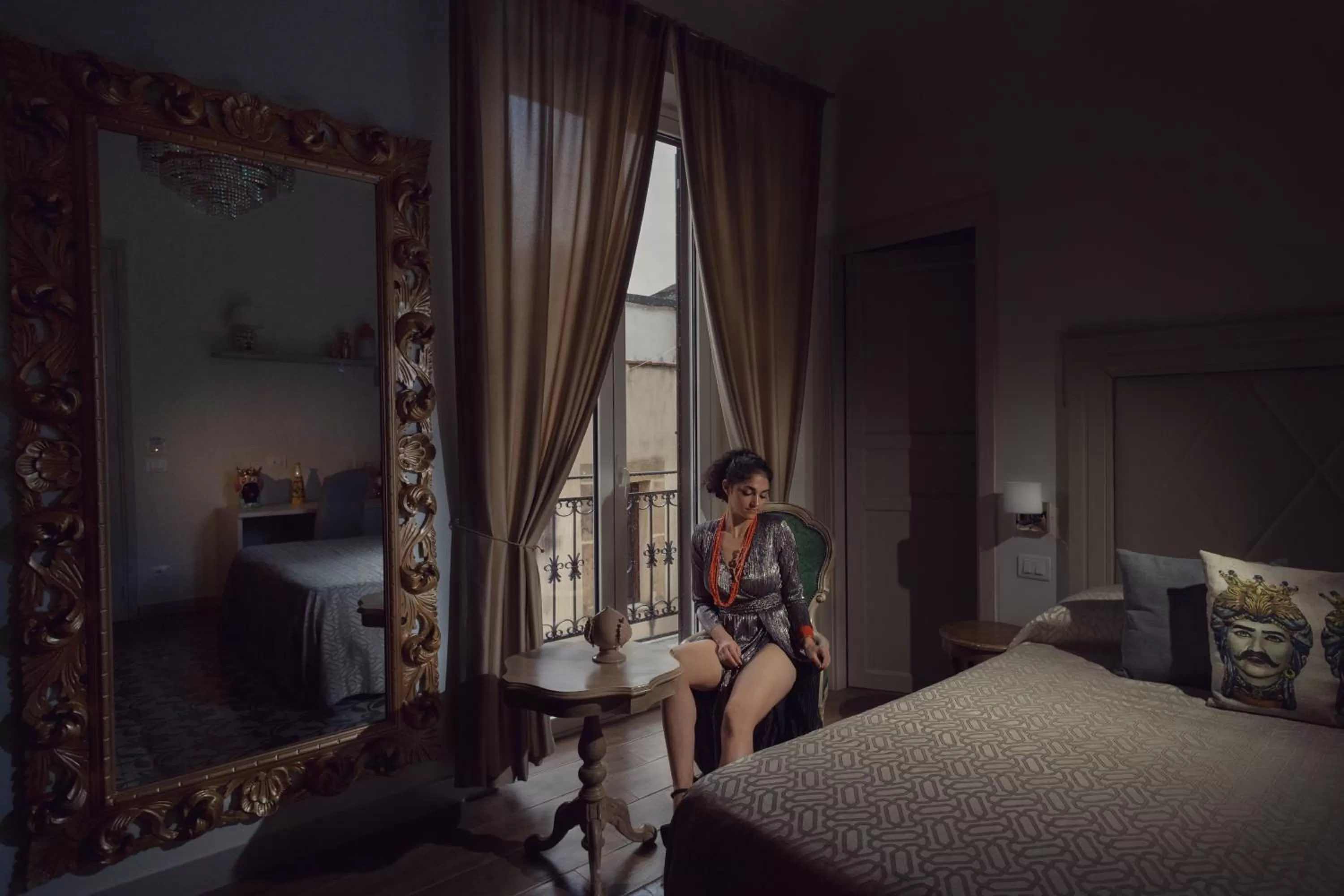 Bed in Kèramos Luxury Rooms