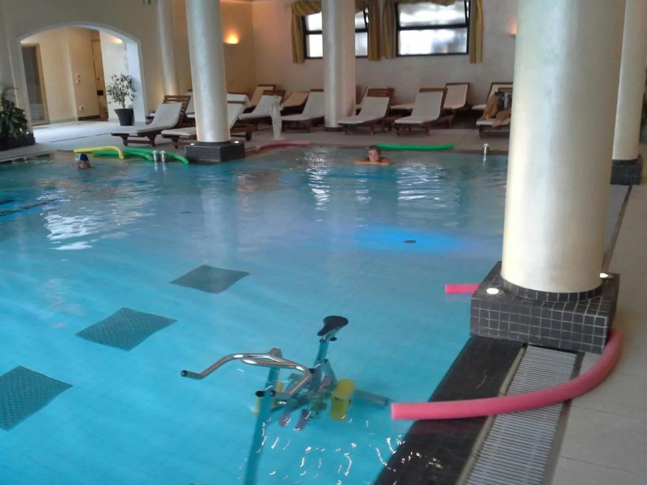 Swimming pool in Hotel Terme Salus