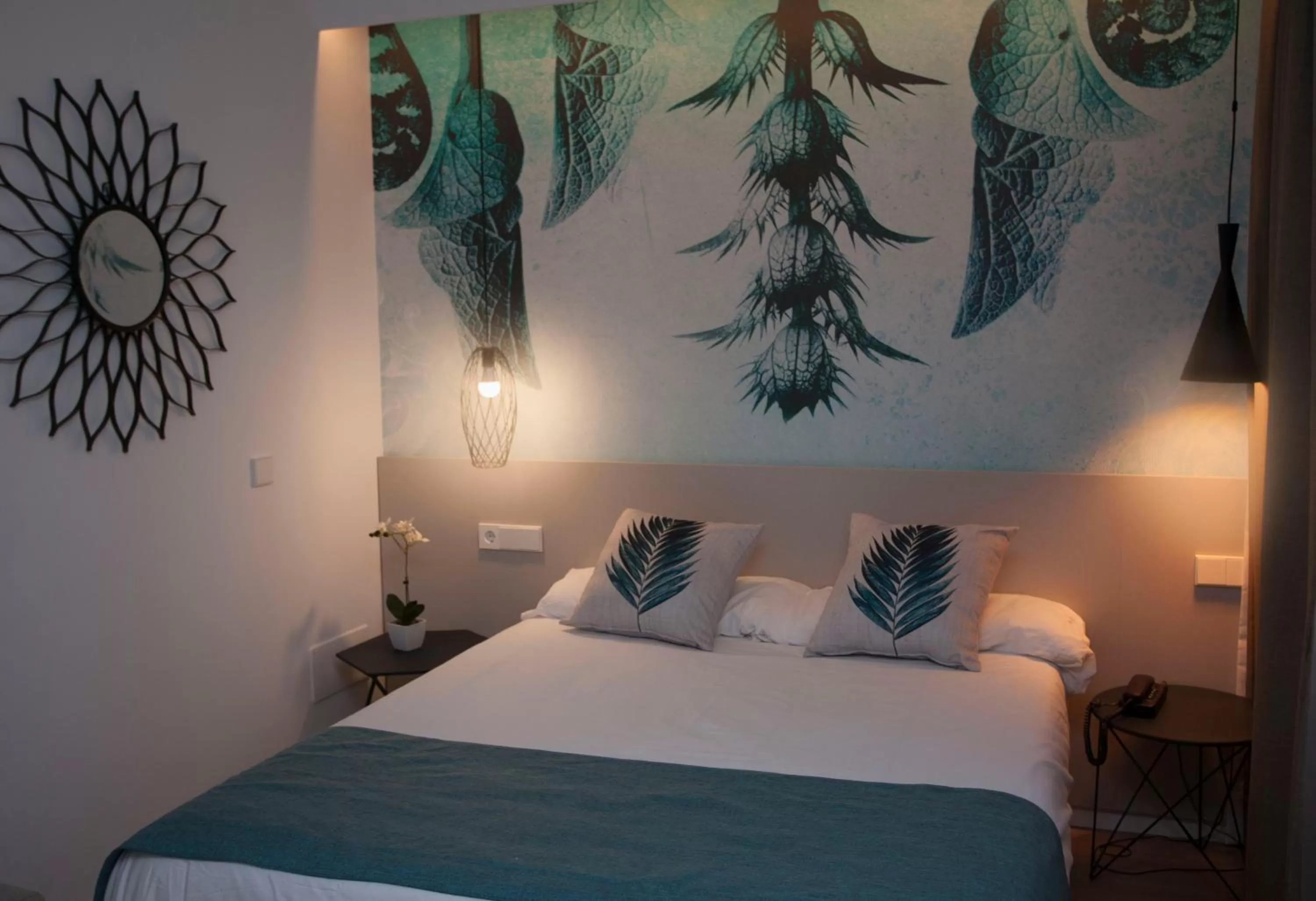 Decorative detail, Bed in Hotel Torá