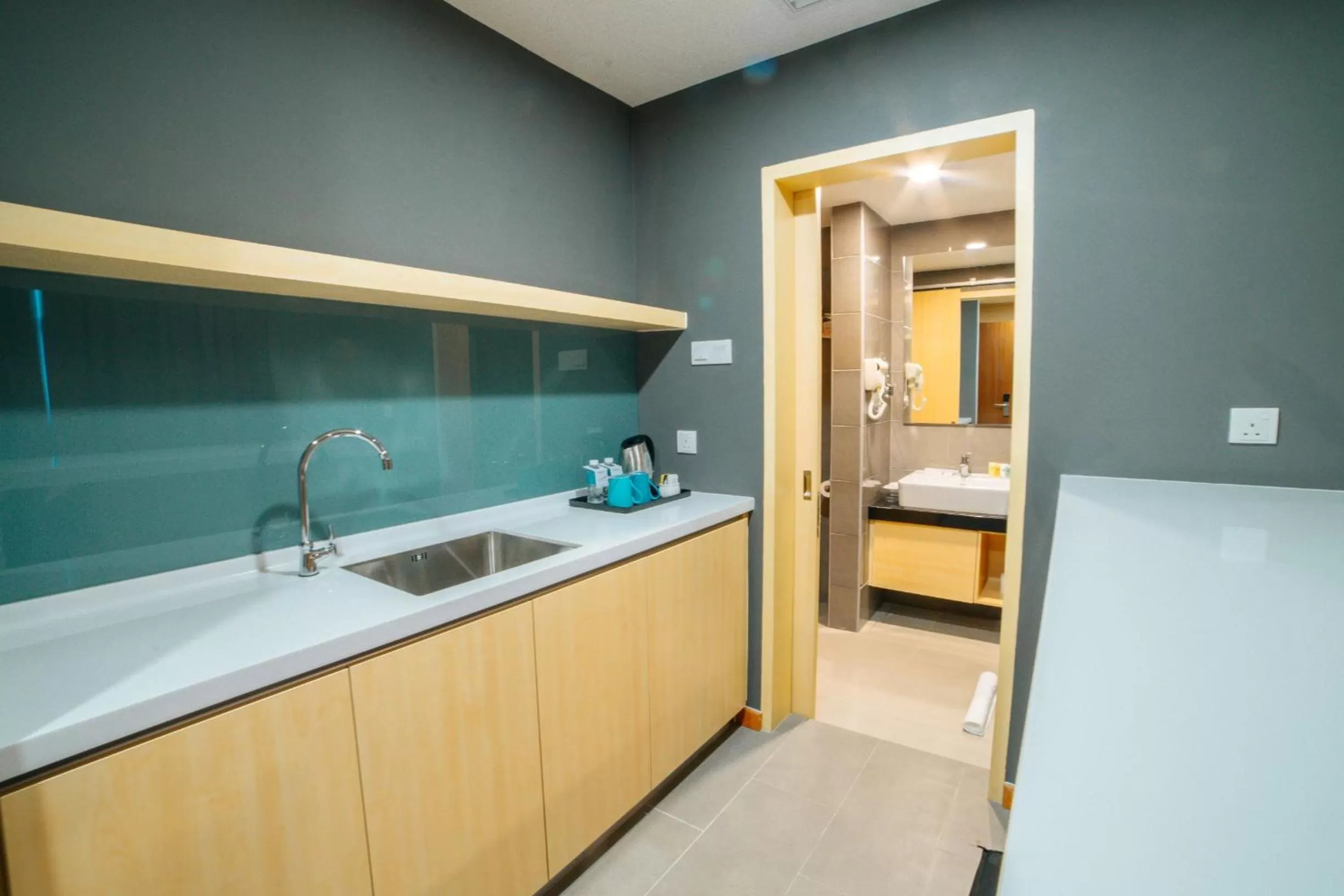 Kitchen or kitchenette in Swiss-Belhotel Kuantan