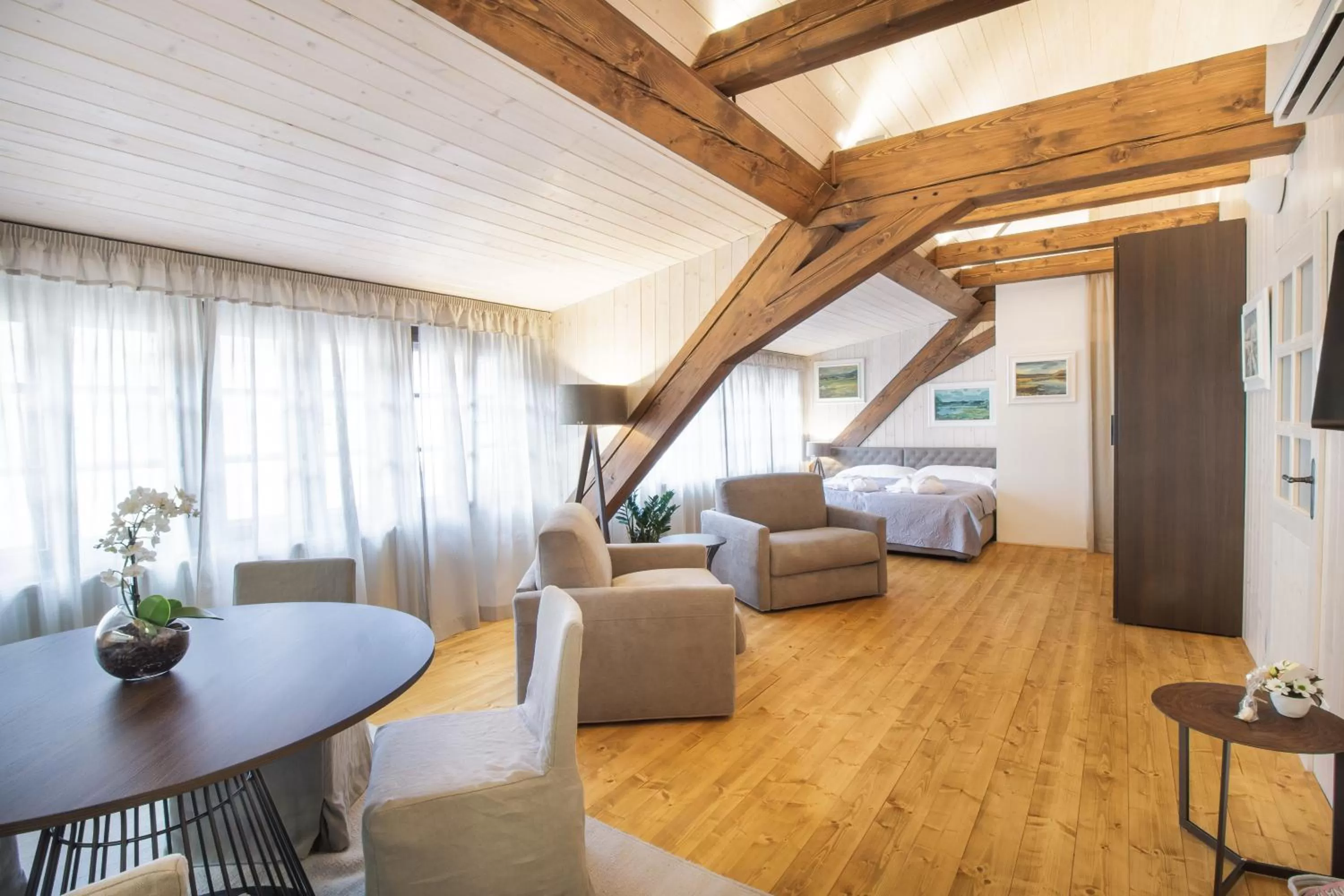 Living room in Apartmány Šupina