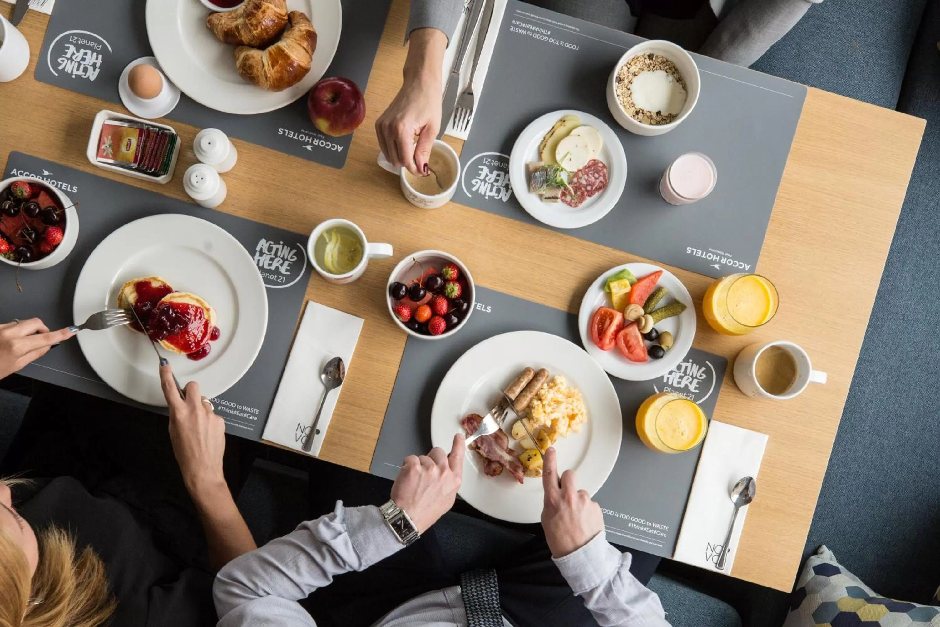 Breakfast in Novotel Vilnius Centre