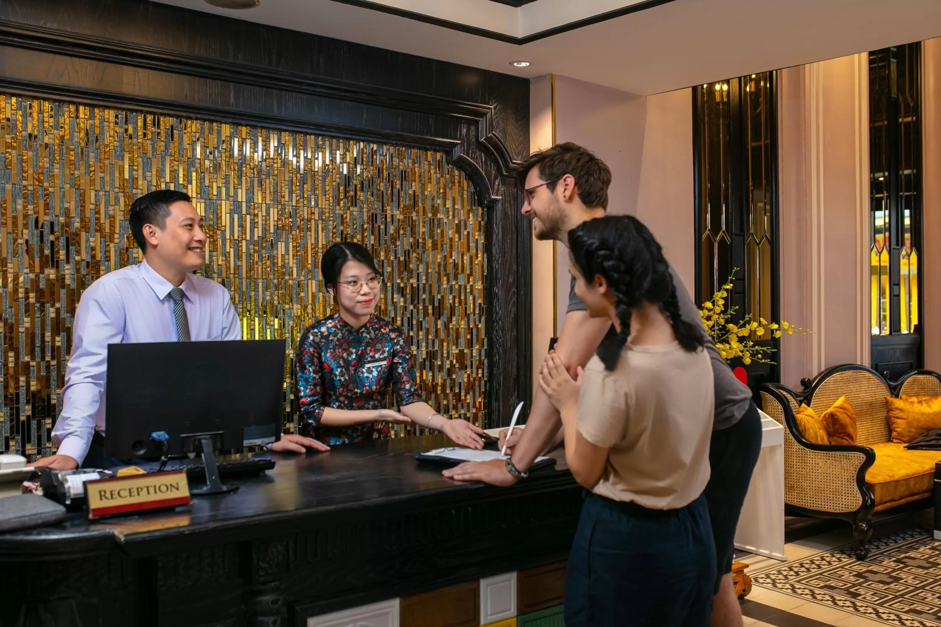 Staff in Lavender Central Hotel & Spa Hanoi