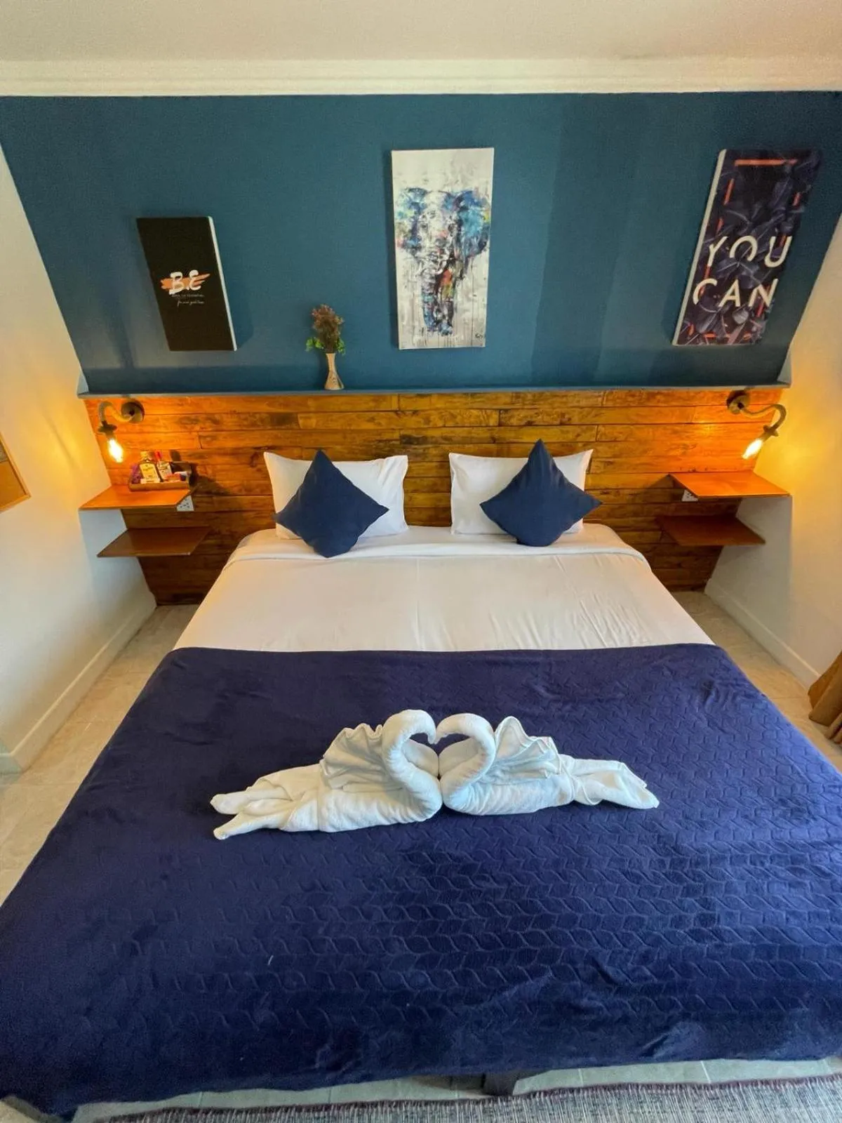 Bed in BH Baan Paradise Hotel Patong