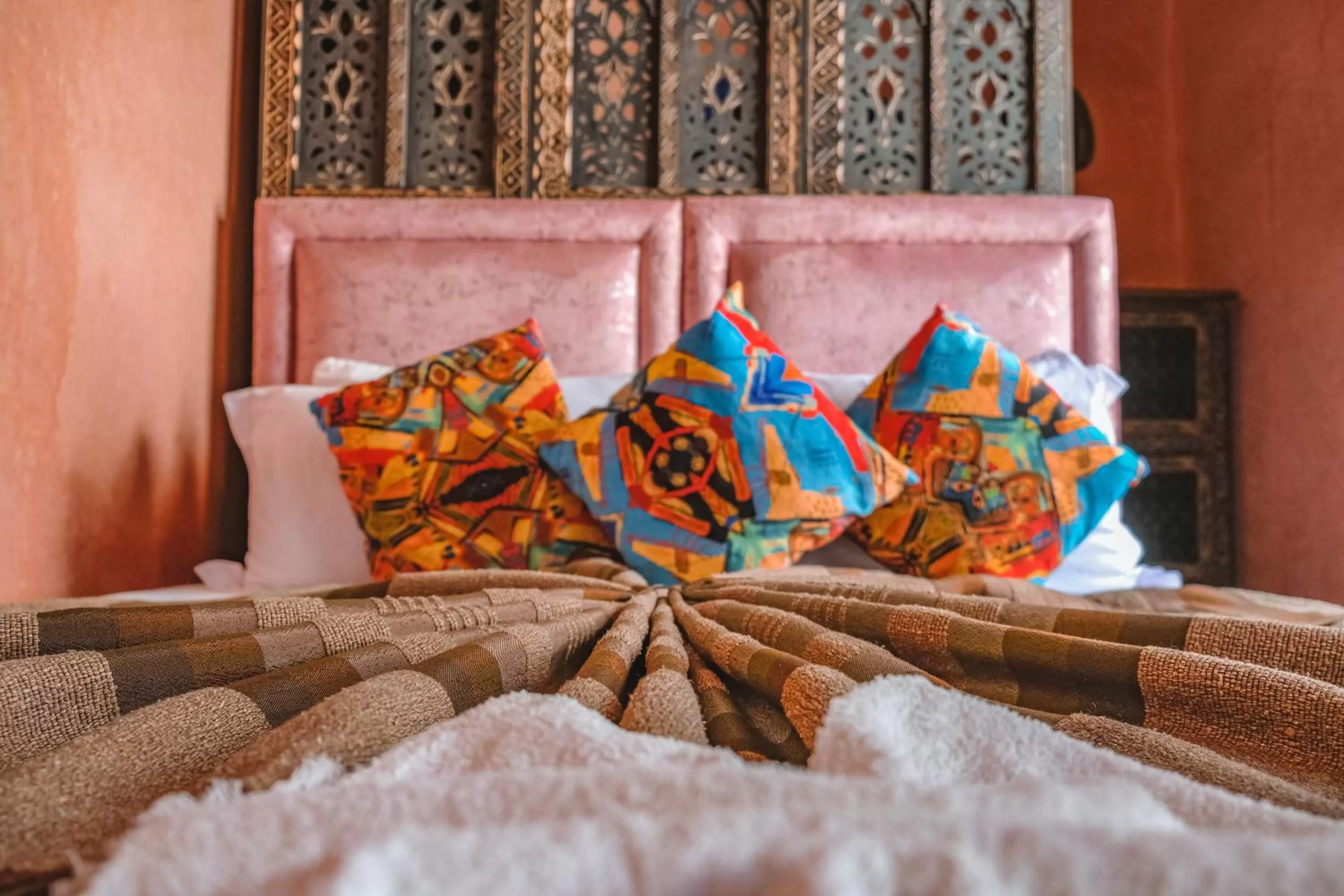 Bed in Héritage Lalla Aicha Hotel & Spa