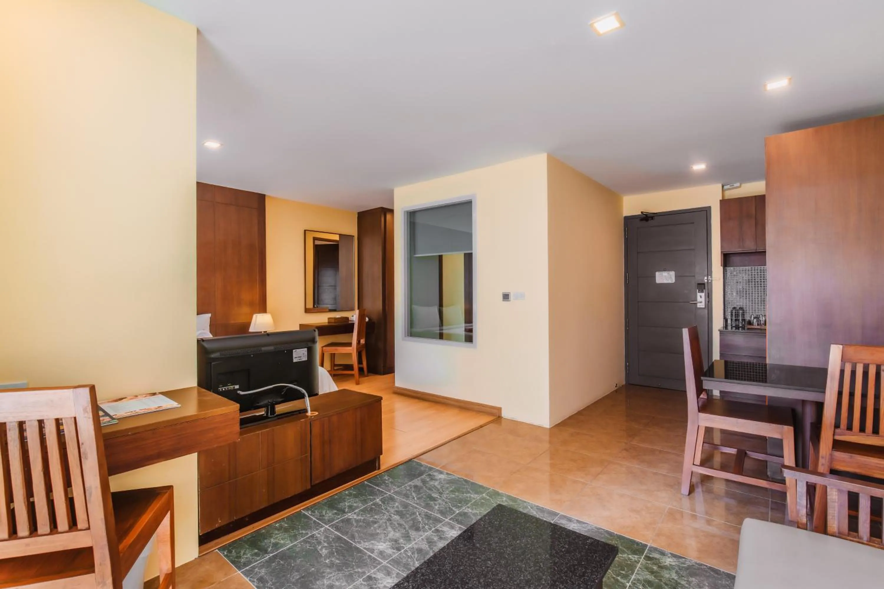 Seating area in Elite Suites Patong