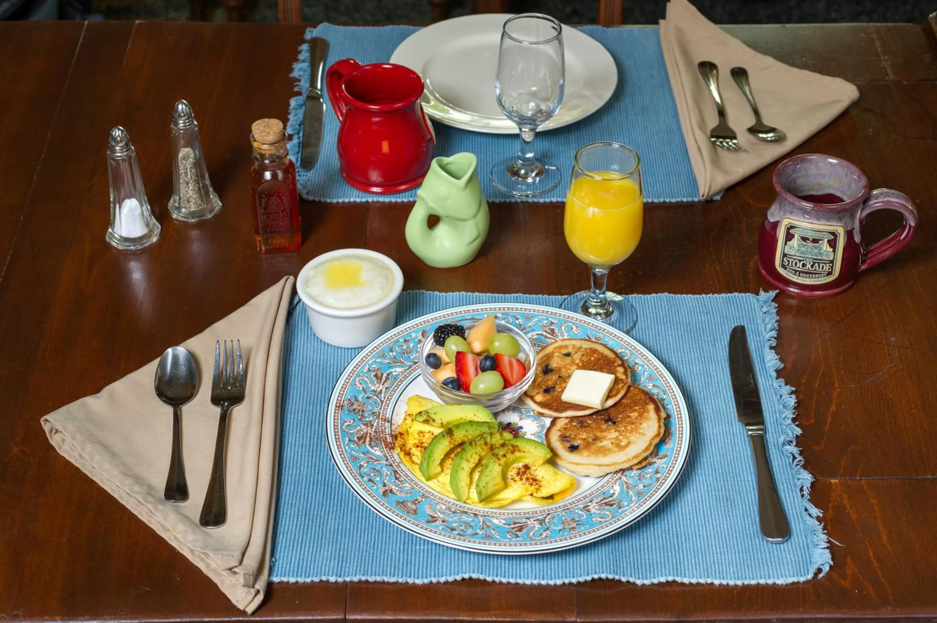Food close-up in The Stockade Bed and Breakfast