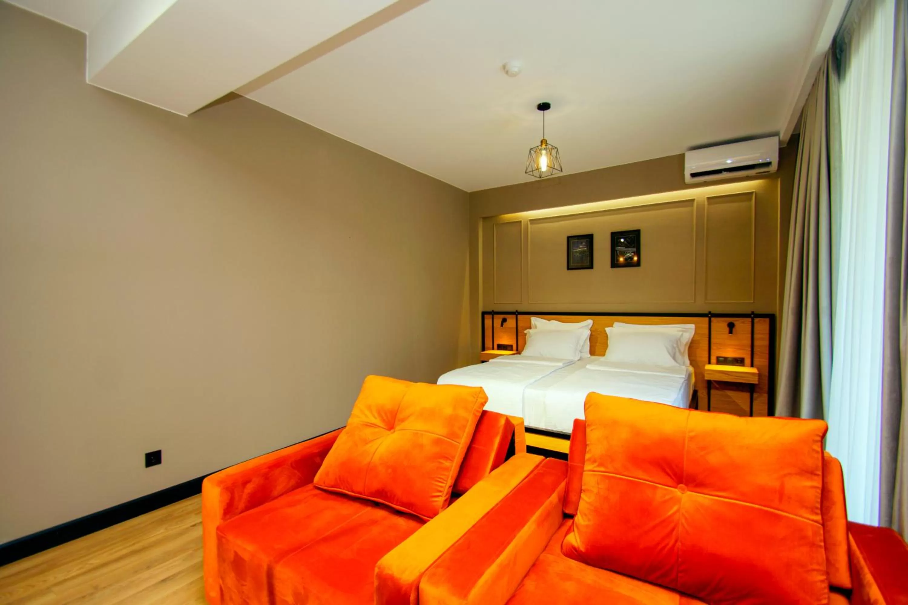 Bedroom, Bed in Borjomi Bridge Hotel