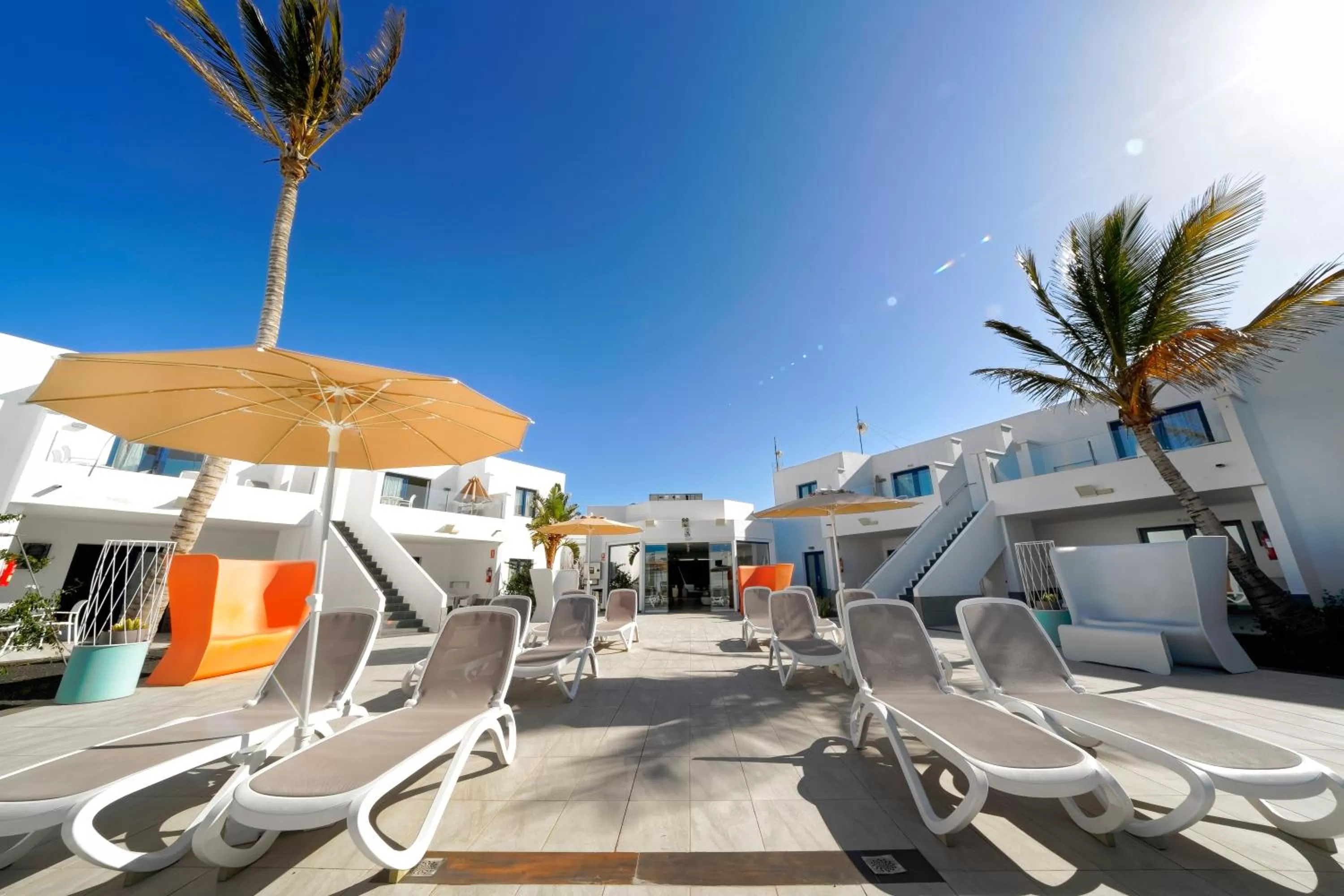 Patio in Aqua Suites