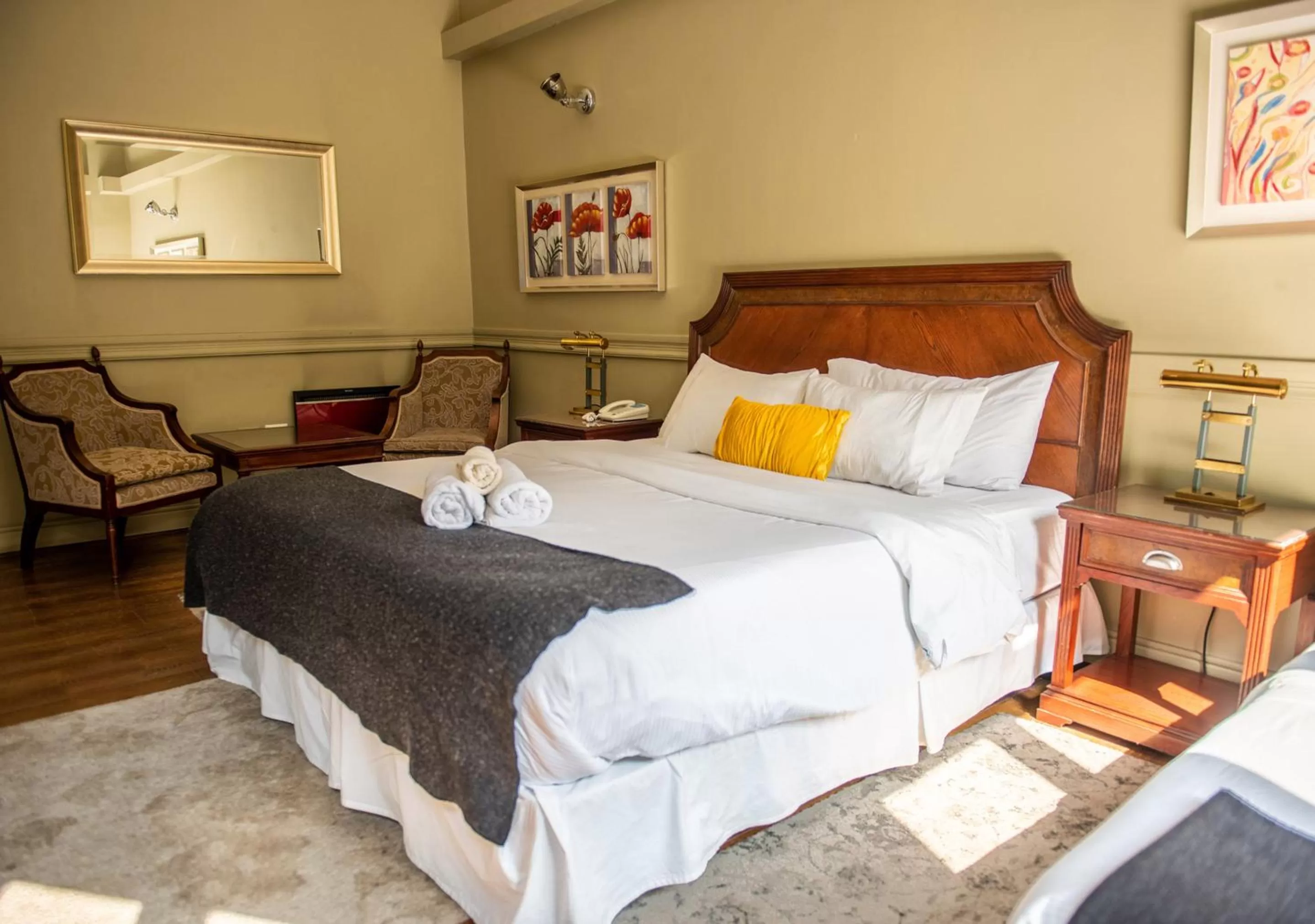 Bed in Hotel Casa Zañartu