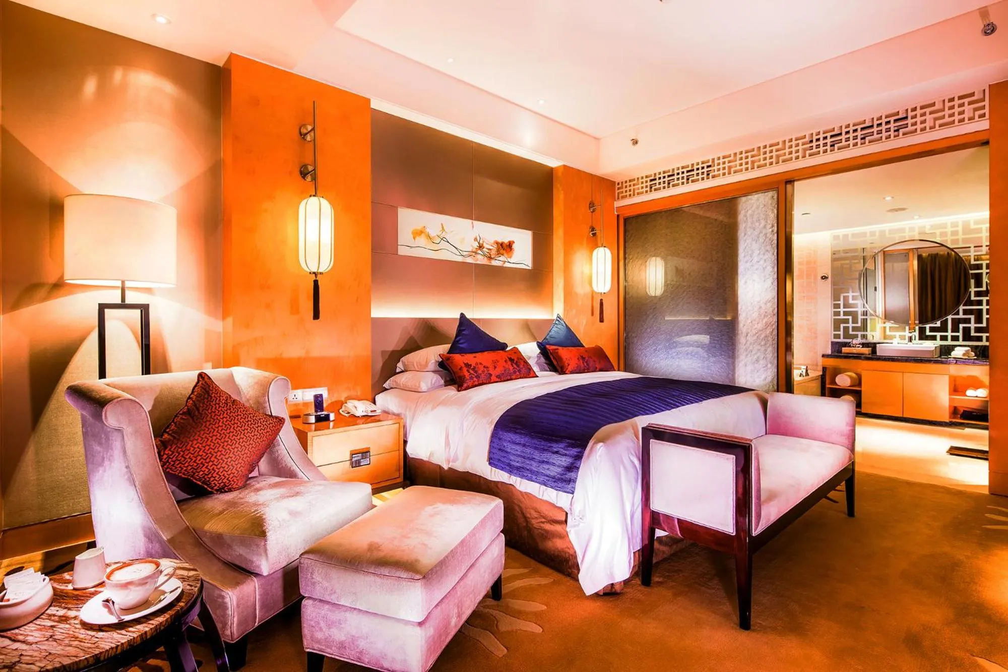 Bed in Felton Grand Hotel Chengdu