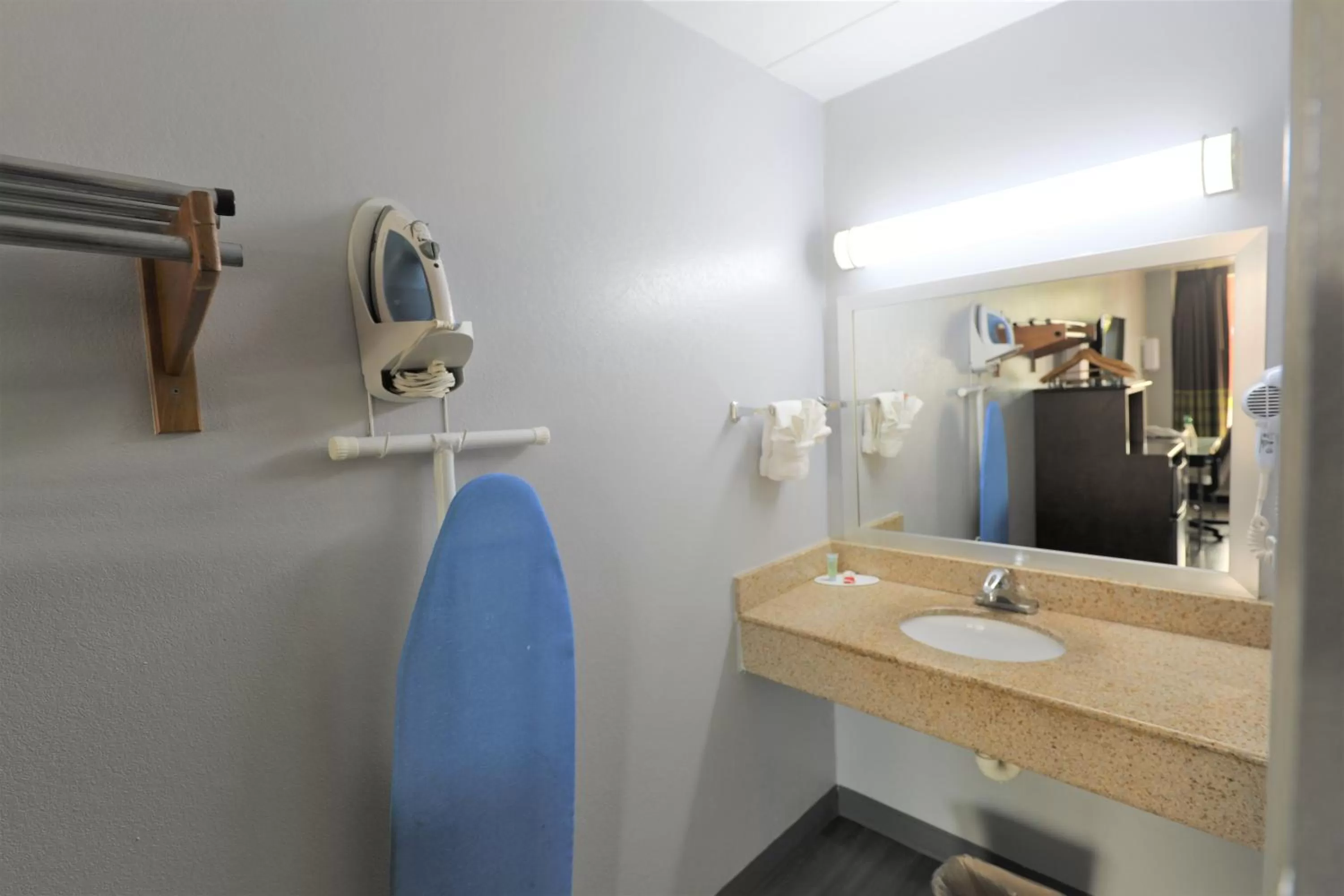 Bathroom in Super 8 by Wyndham Manassas