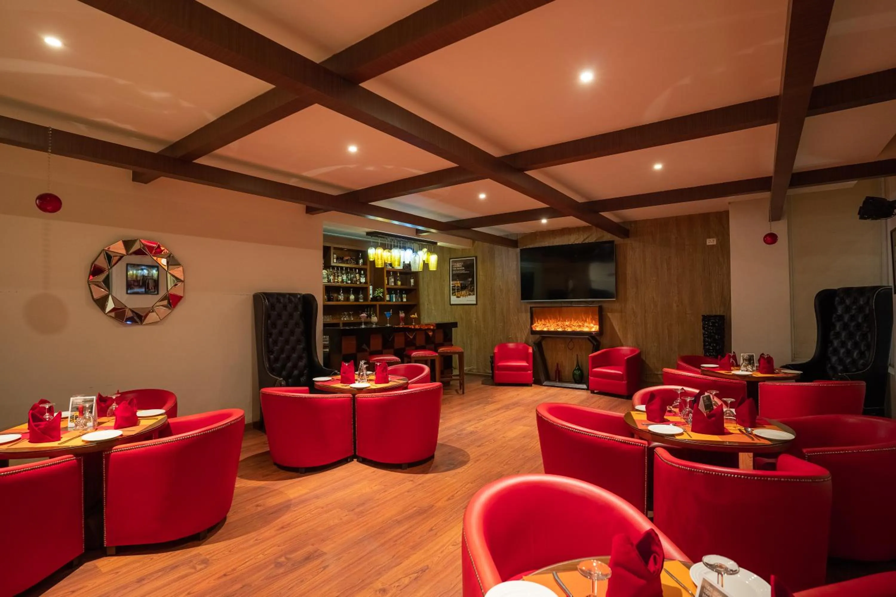 Lounge or bar in Indraprastha Spa Resort