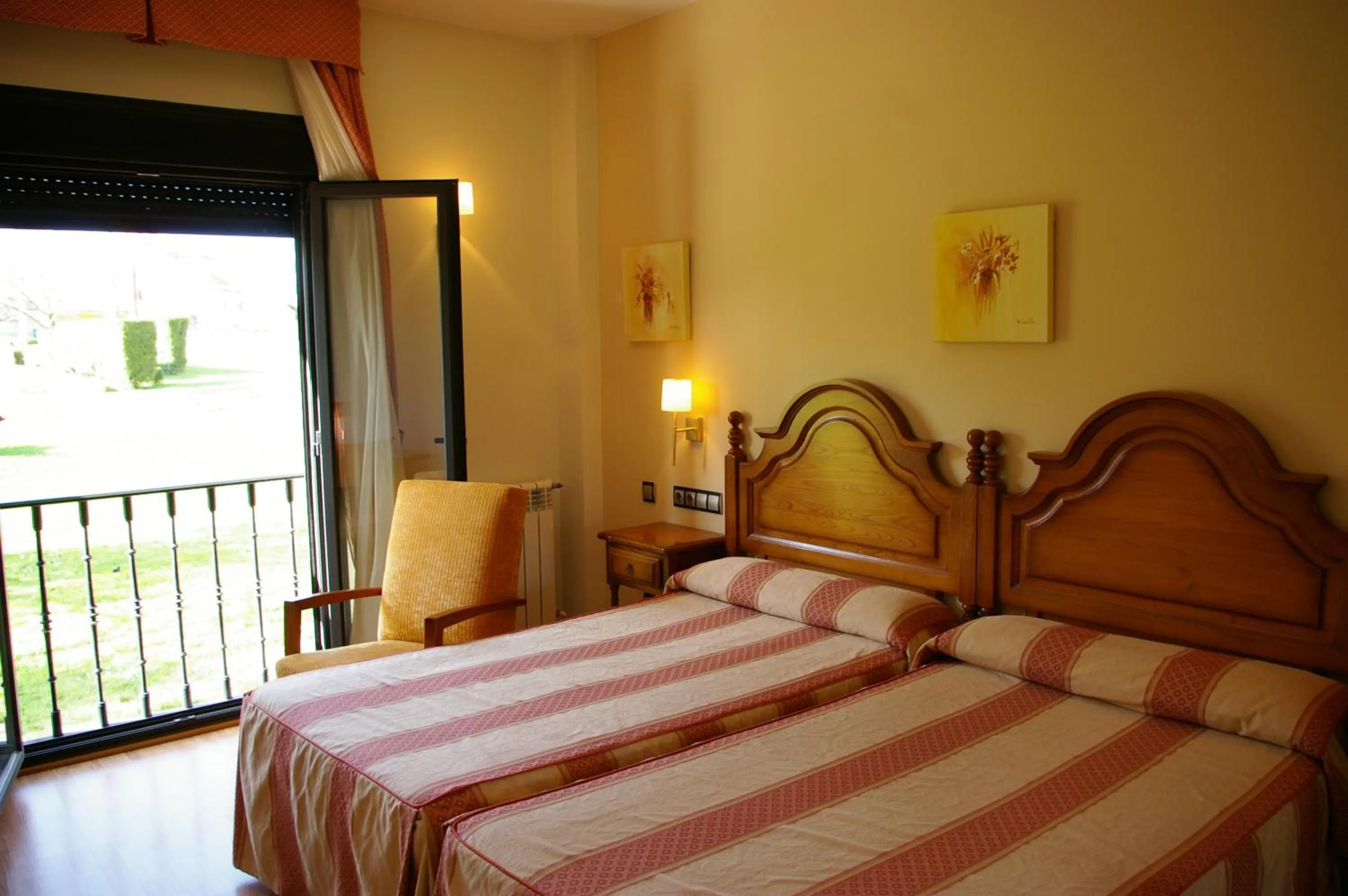 Bed in Hotel Cristina