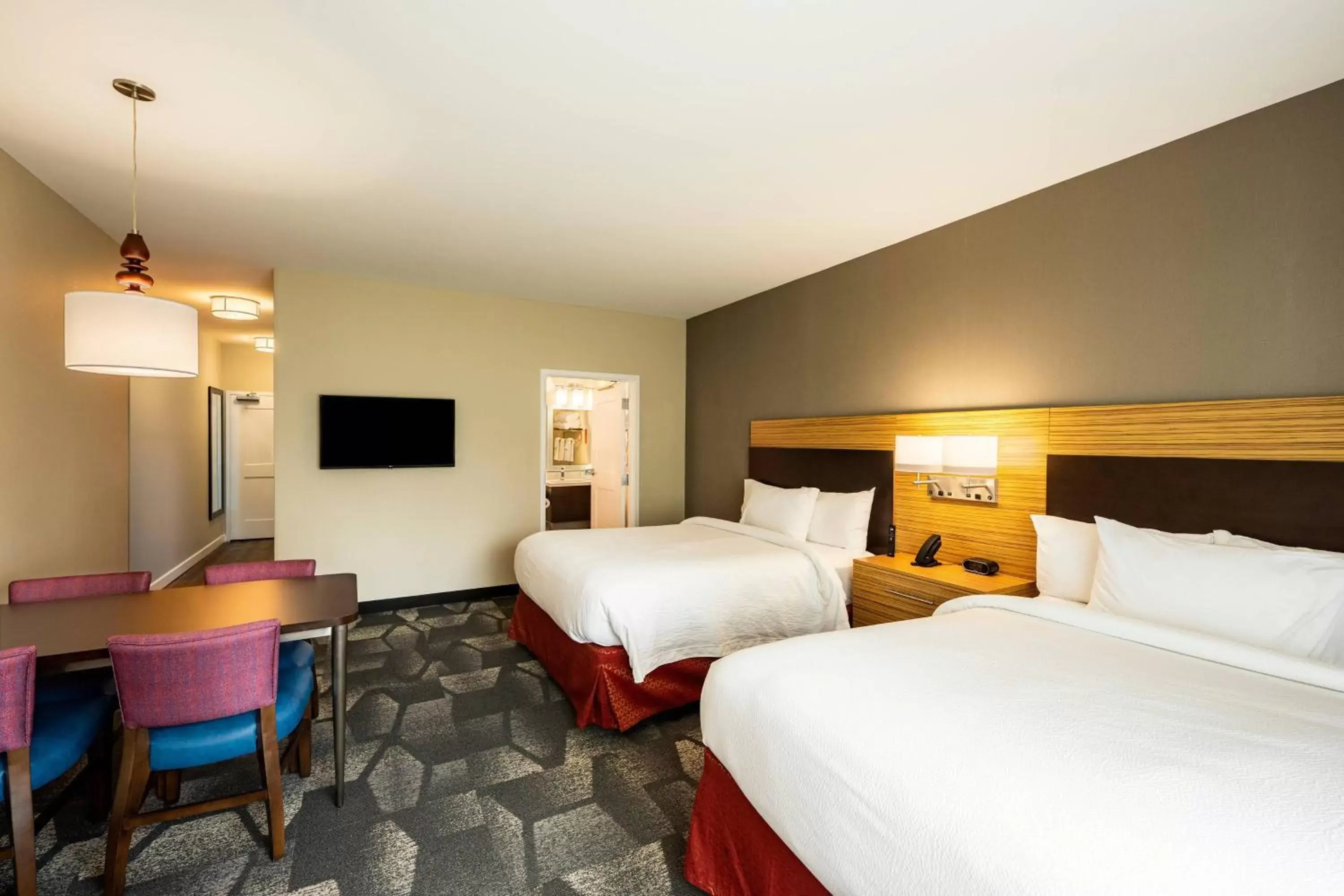 Corner Room with 2 Queen Beds in TownePlace Suites by Marriott Fort Mill at Carowinds Blvd Corner Room with 2 Queen Beds in TownePlace Suites by Marriott Fort Mill at Carowinds Blvd