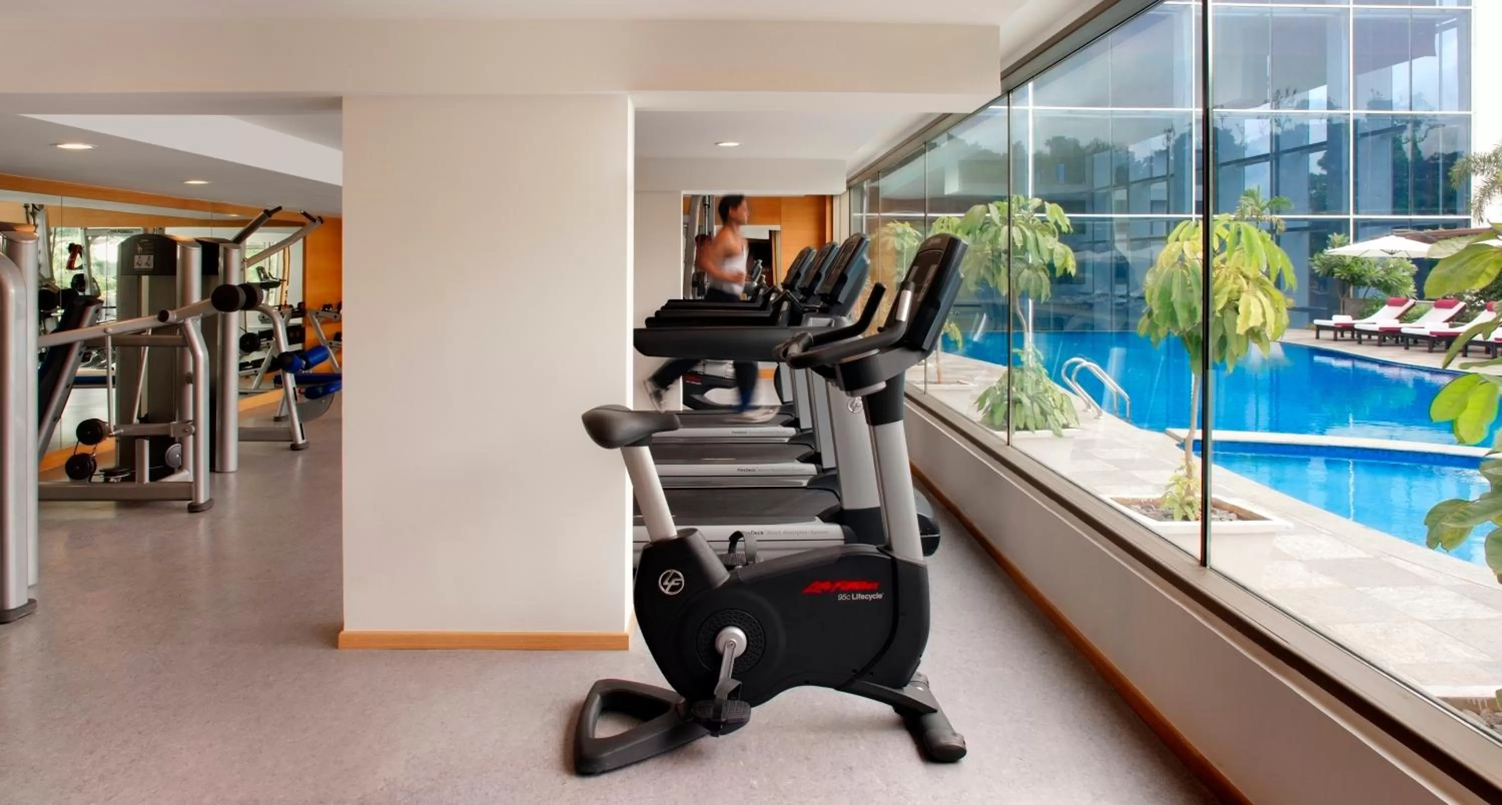 Fitness centre/facilities in Radisson Blu Plaza Hotel Hyderabad Banjara Hills