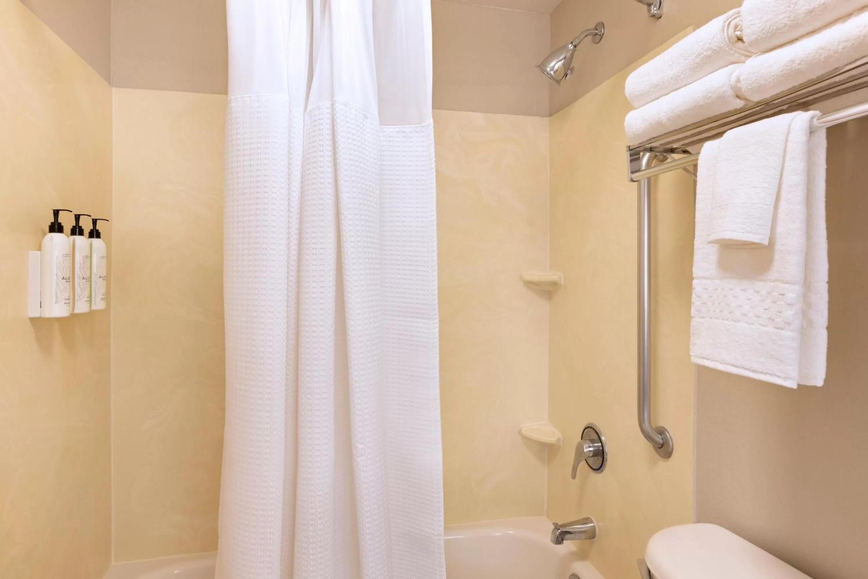 Bathroom in SpringHill Suites by Marriott Newark International Airport