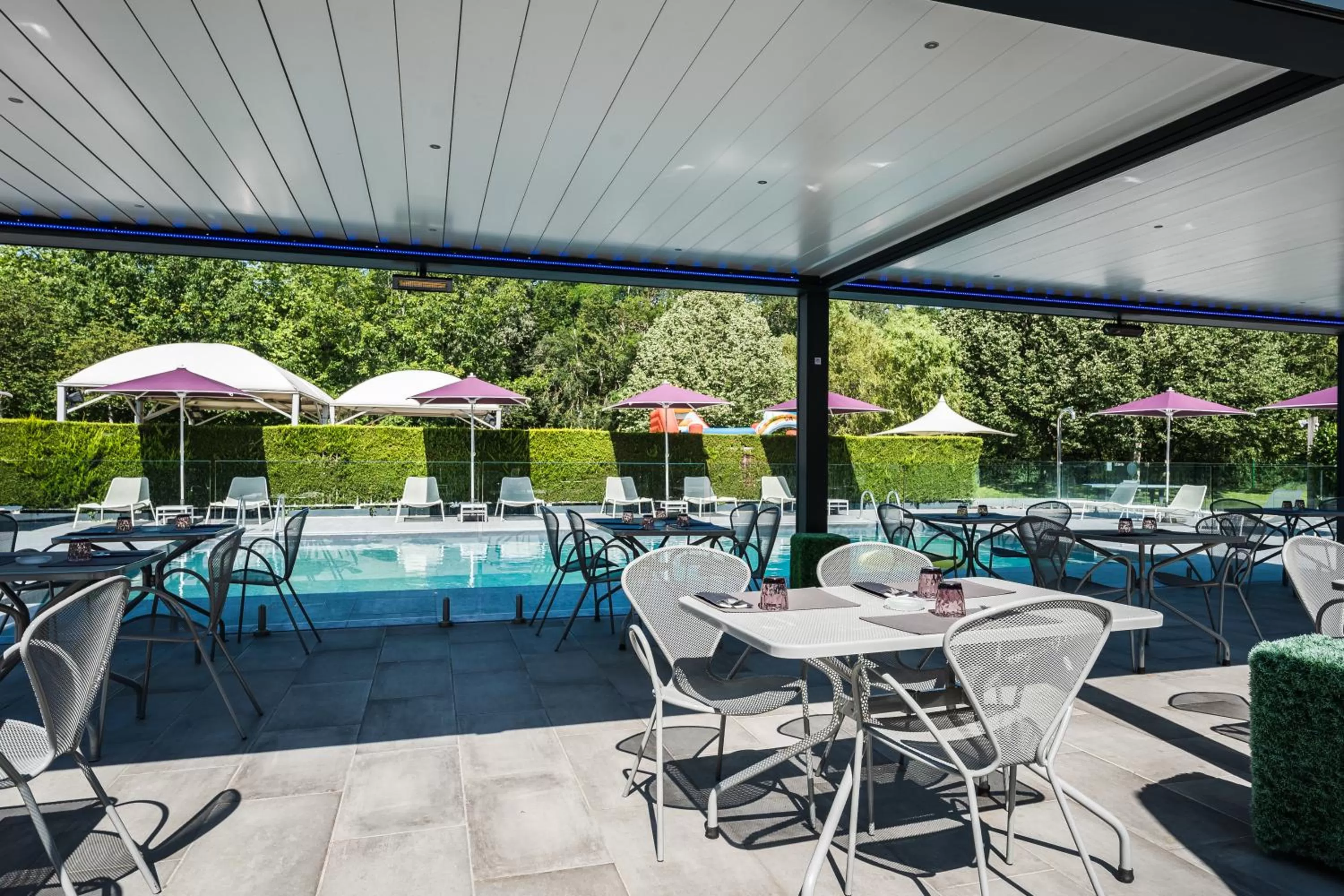 Patio in Novotel Orléans Saint Jean de Braye