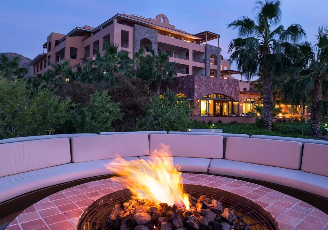 Patio in Villa del Palmar at the Islands of Loreto