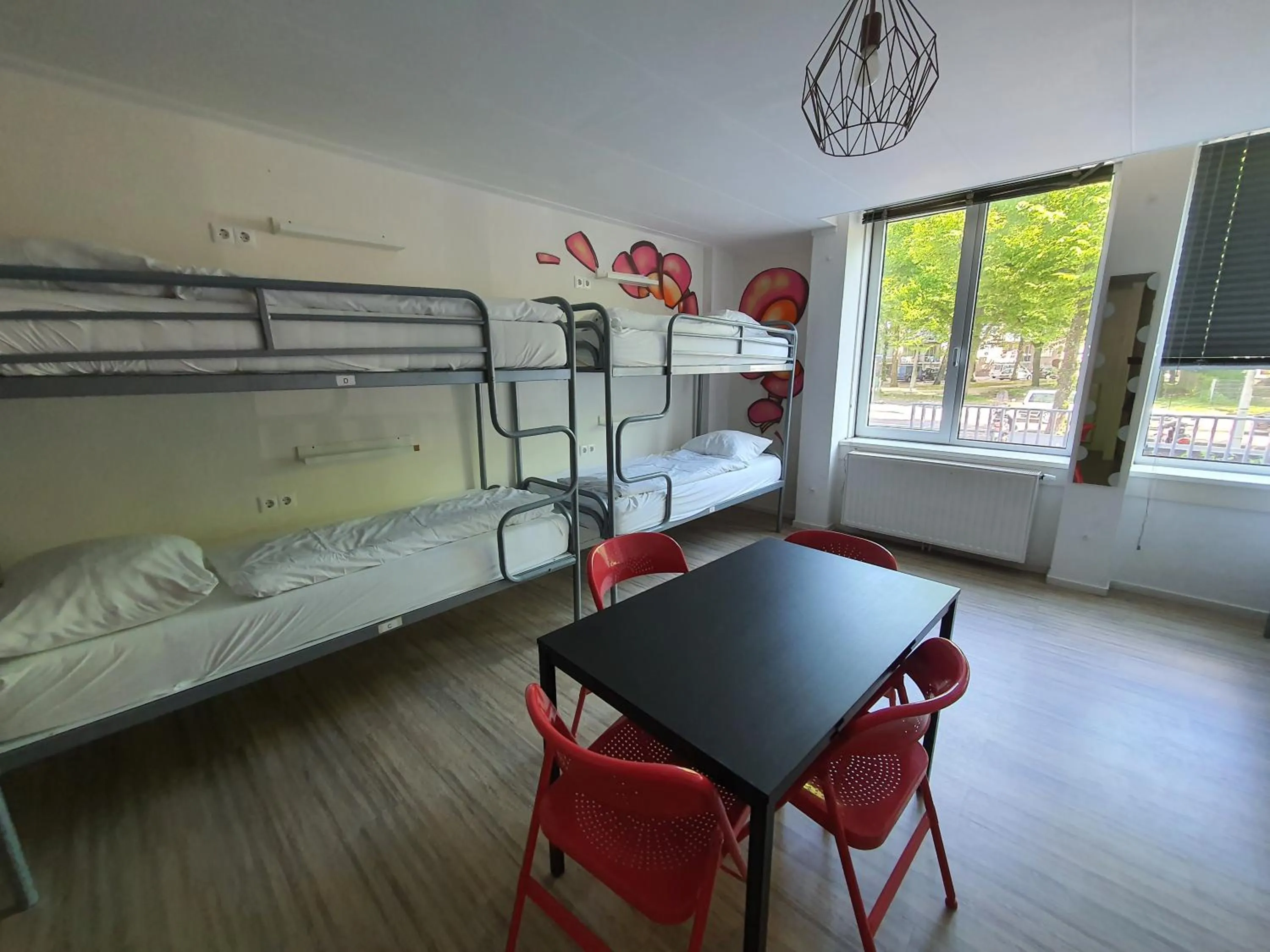 Bathroom, Bed in Dutchies Hostel