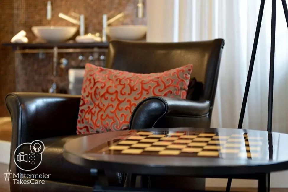 Decorative detail in Villa Mittermeier, Hotellerie & Restaurant