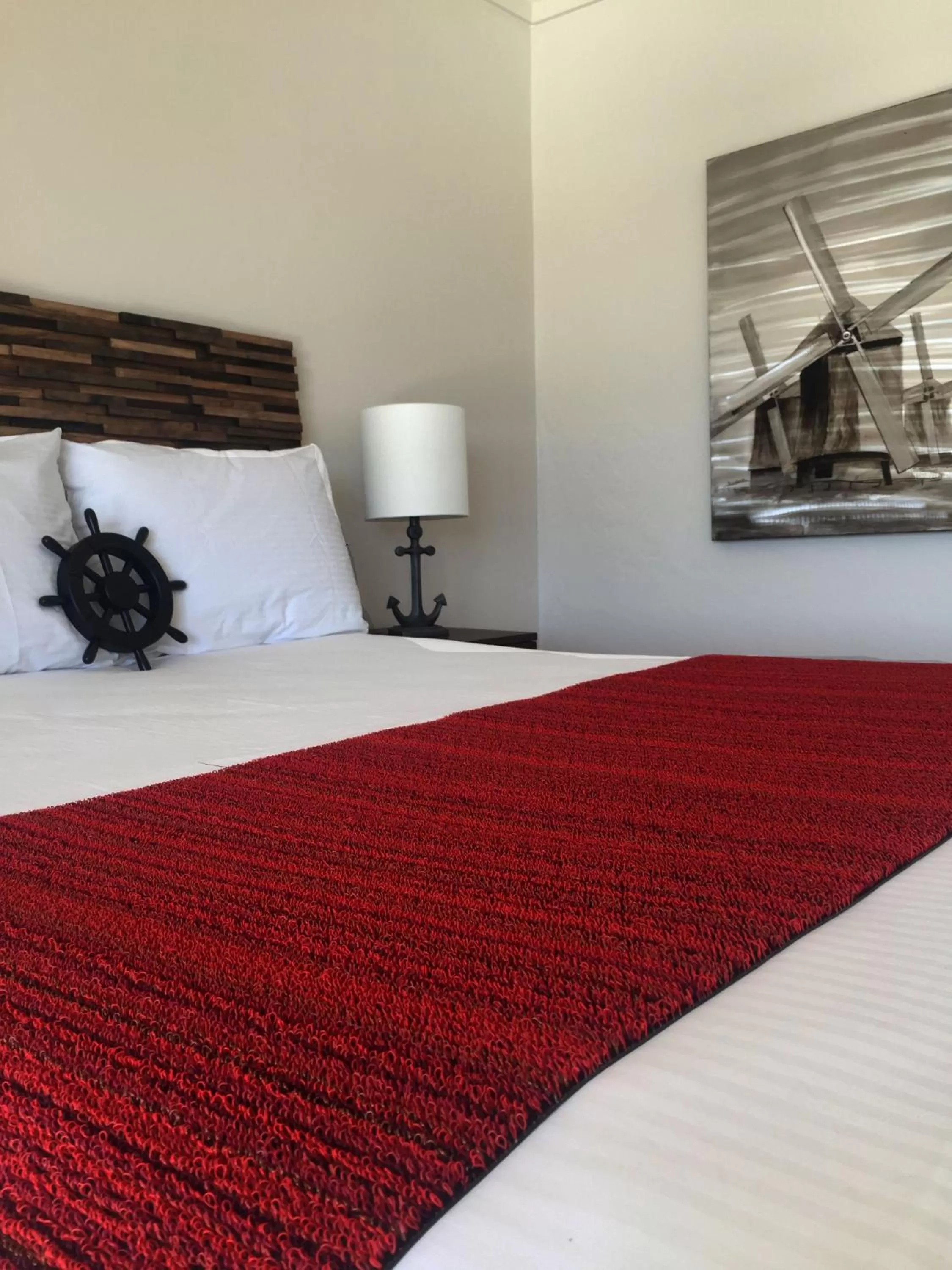 Bed in The Landing at Morro Bay