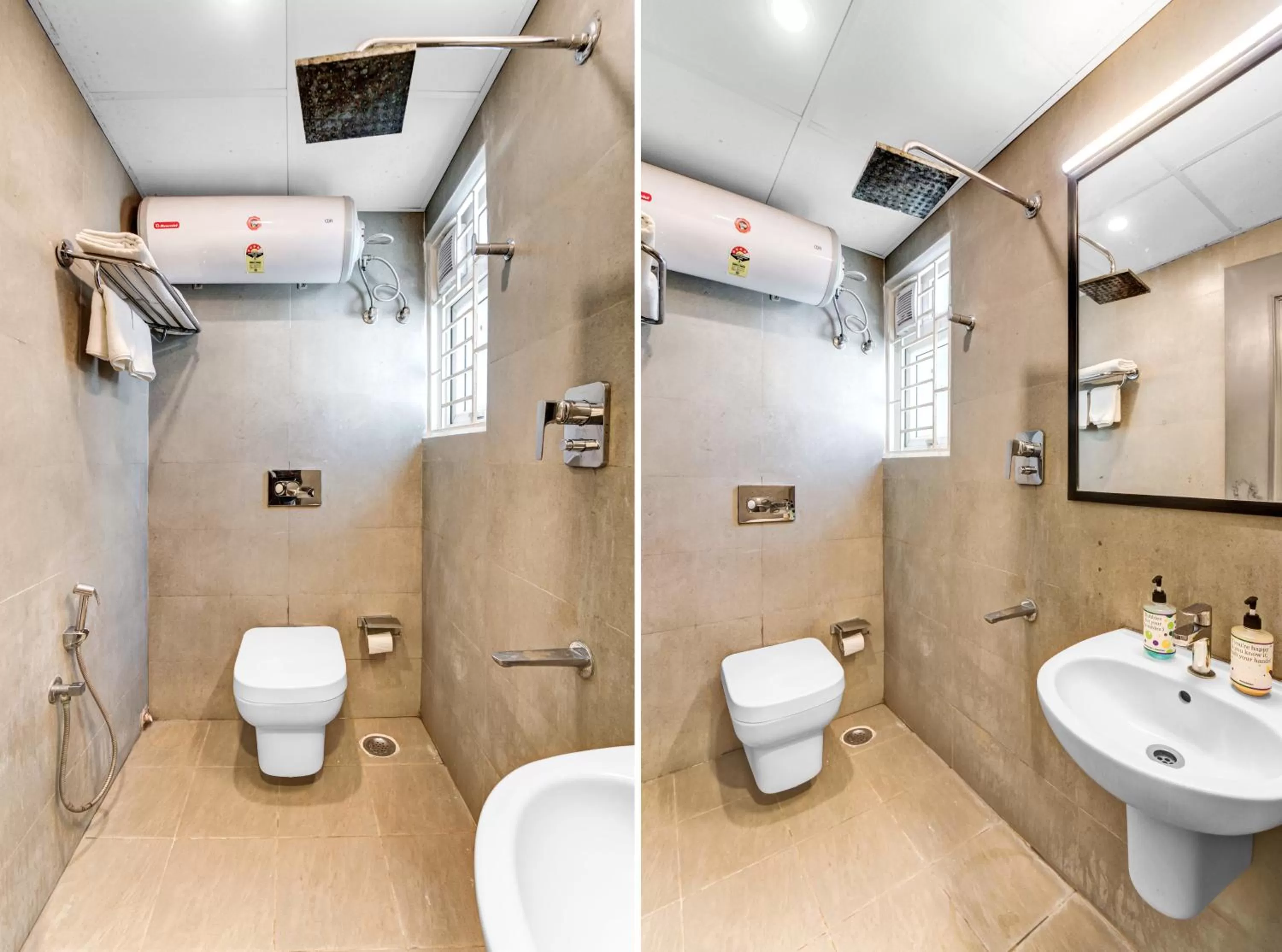 Shower in UPAR Hotels Thoraipakkam, OMR