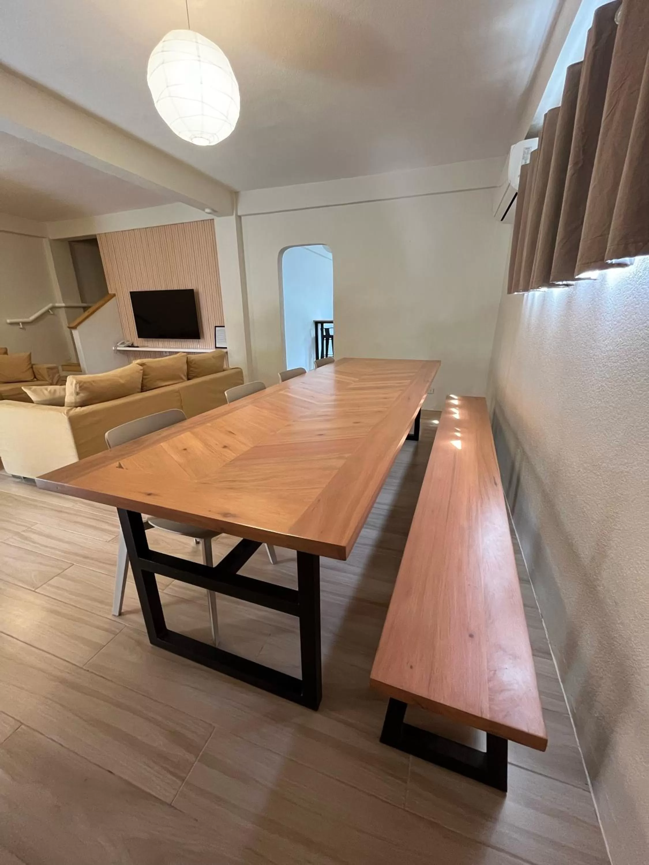 Dining area in Red Knight Gardens