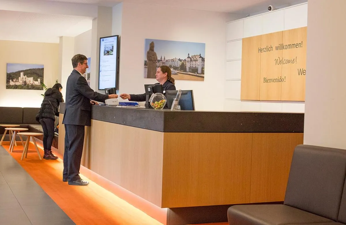 Lobby or reception in City-Hotel Kurfürst Balduin