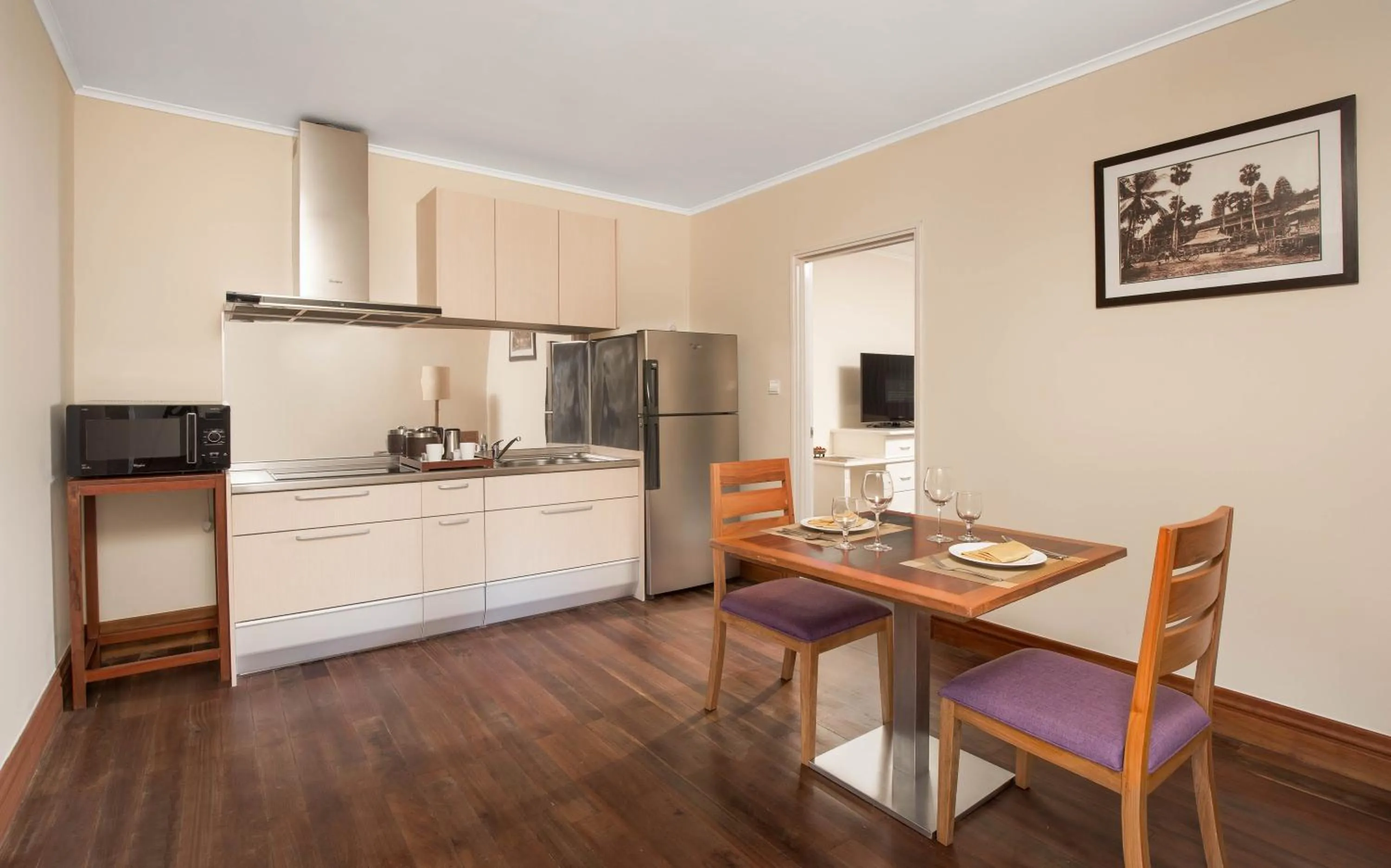 Kitchen or kitchenette in Sokha Phnom Penh Residence