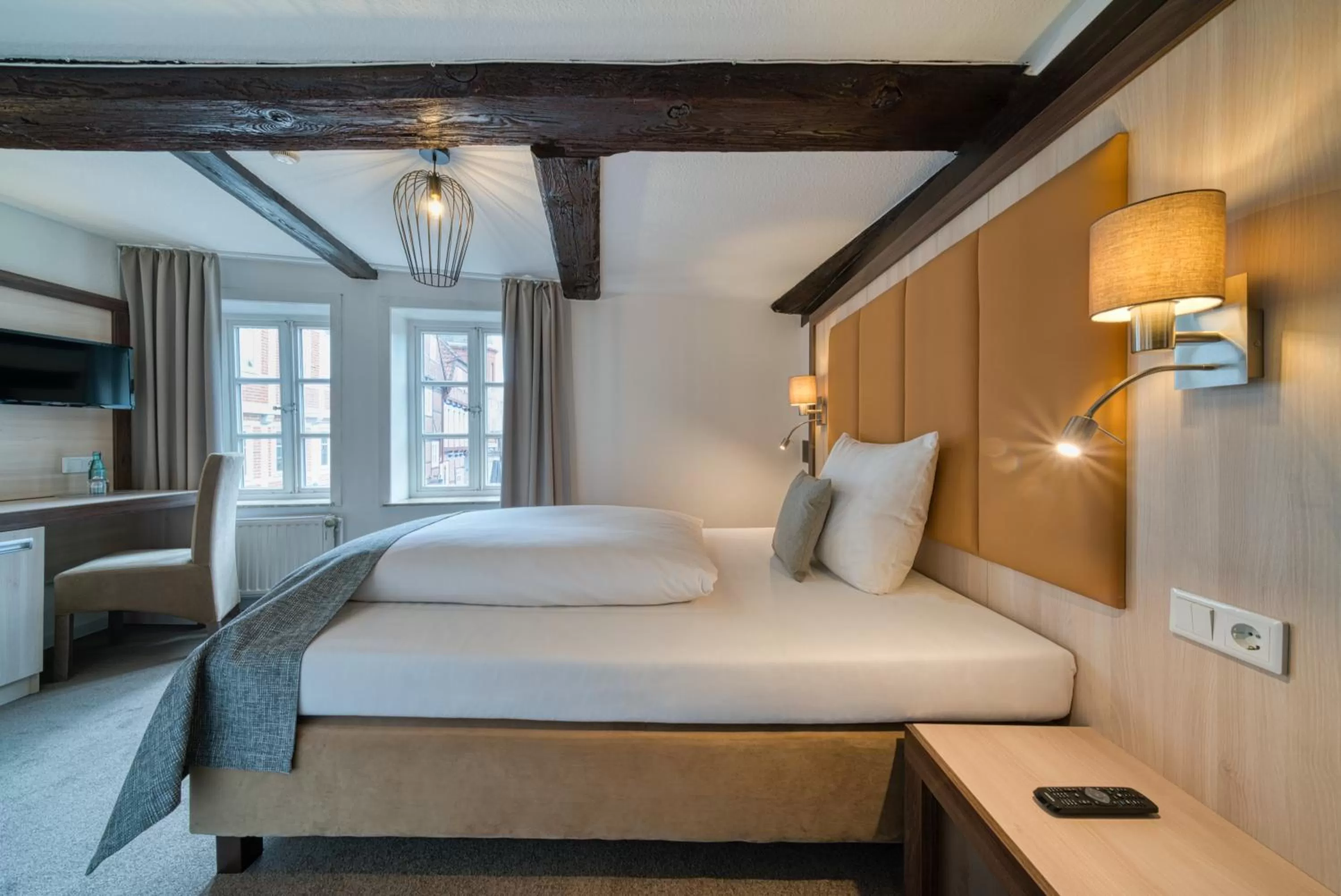 Bed in Hotel Am Fischmarkt