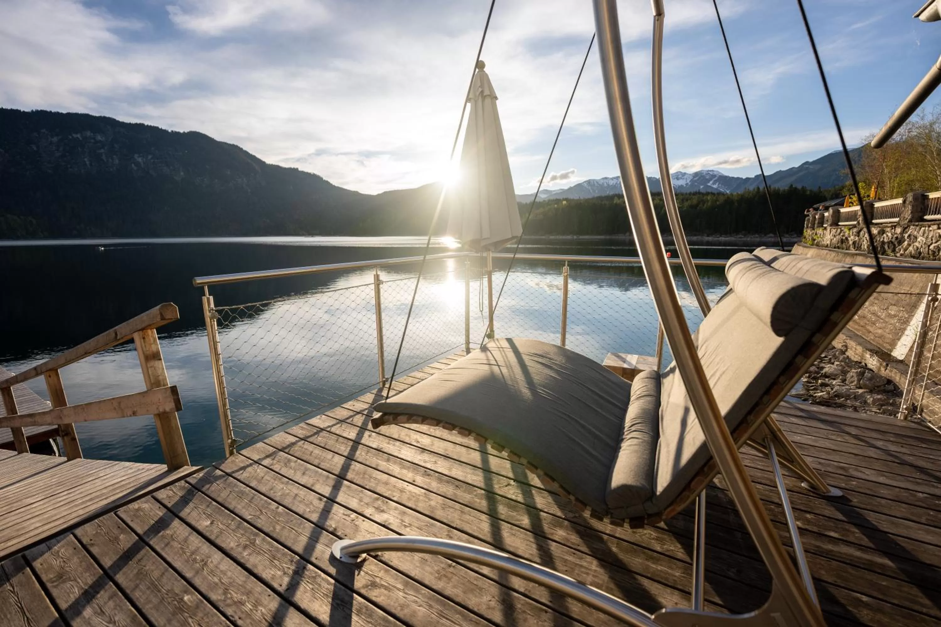 Natural landscape in Eibsee Hotel