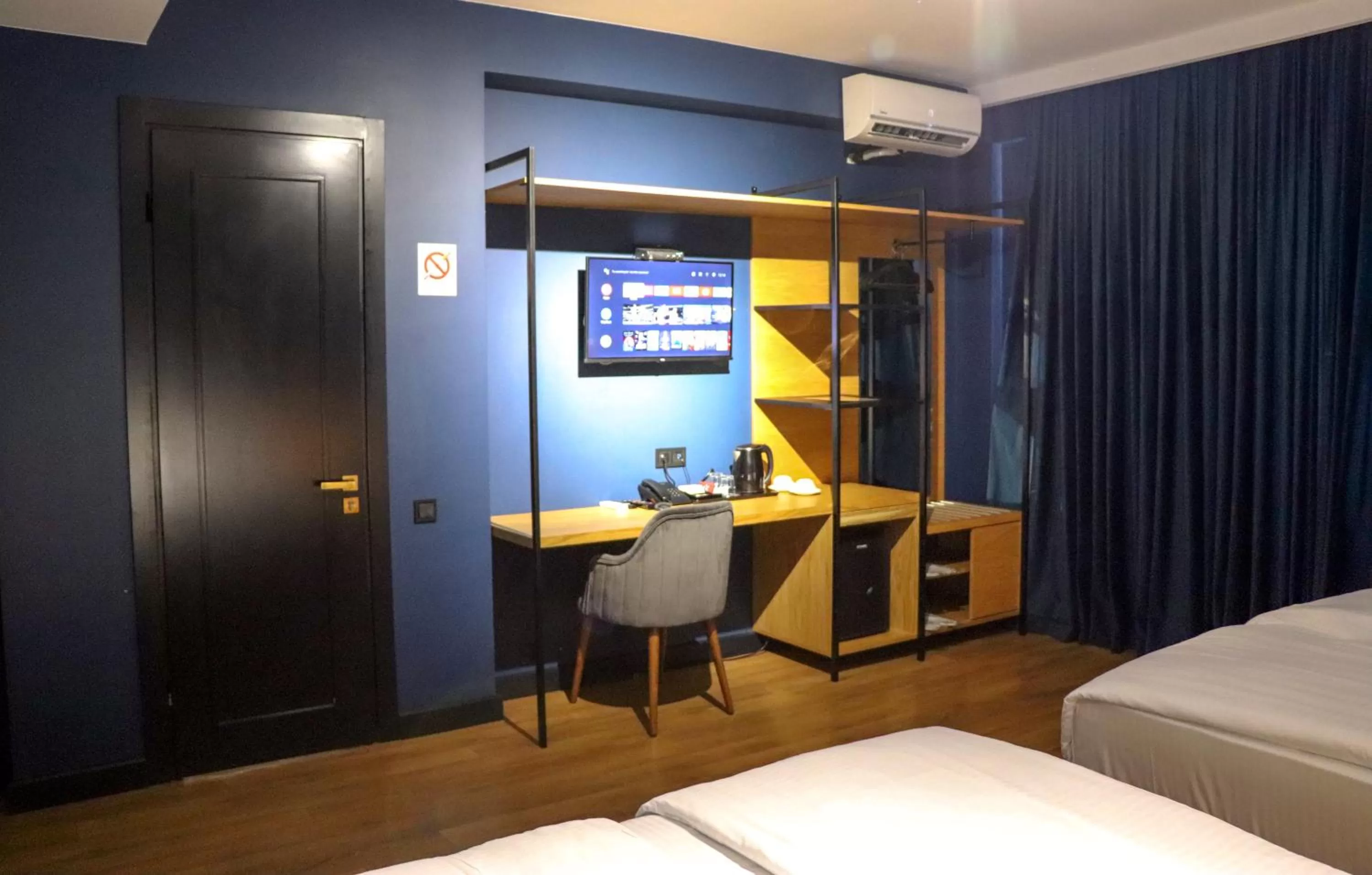 Bed in Borjomi Bridge Hotel