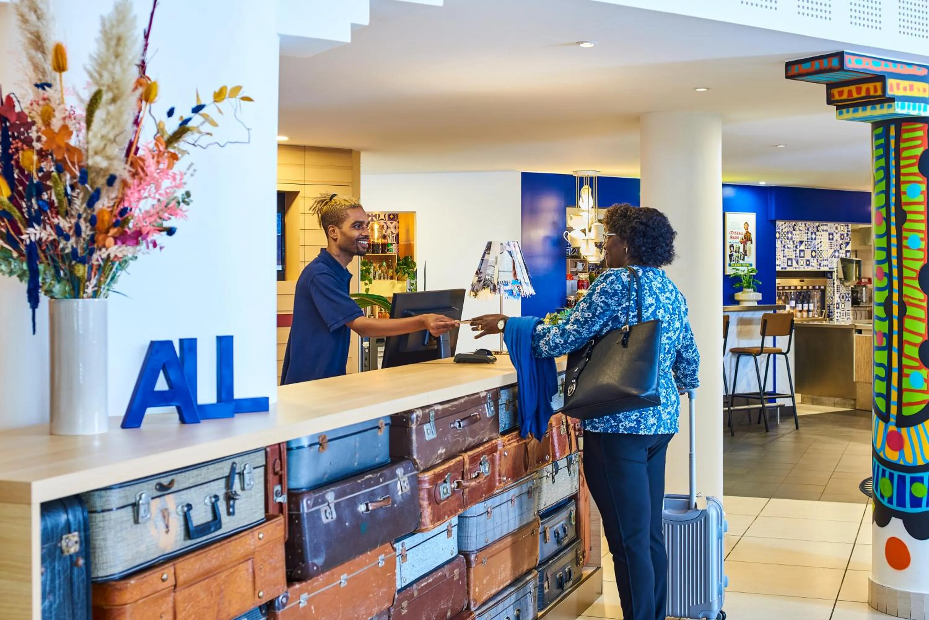 Lobby or reception in ibis Paris La Villette Cité des Sciences 19ème