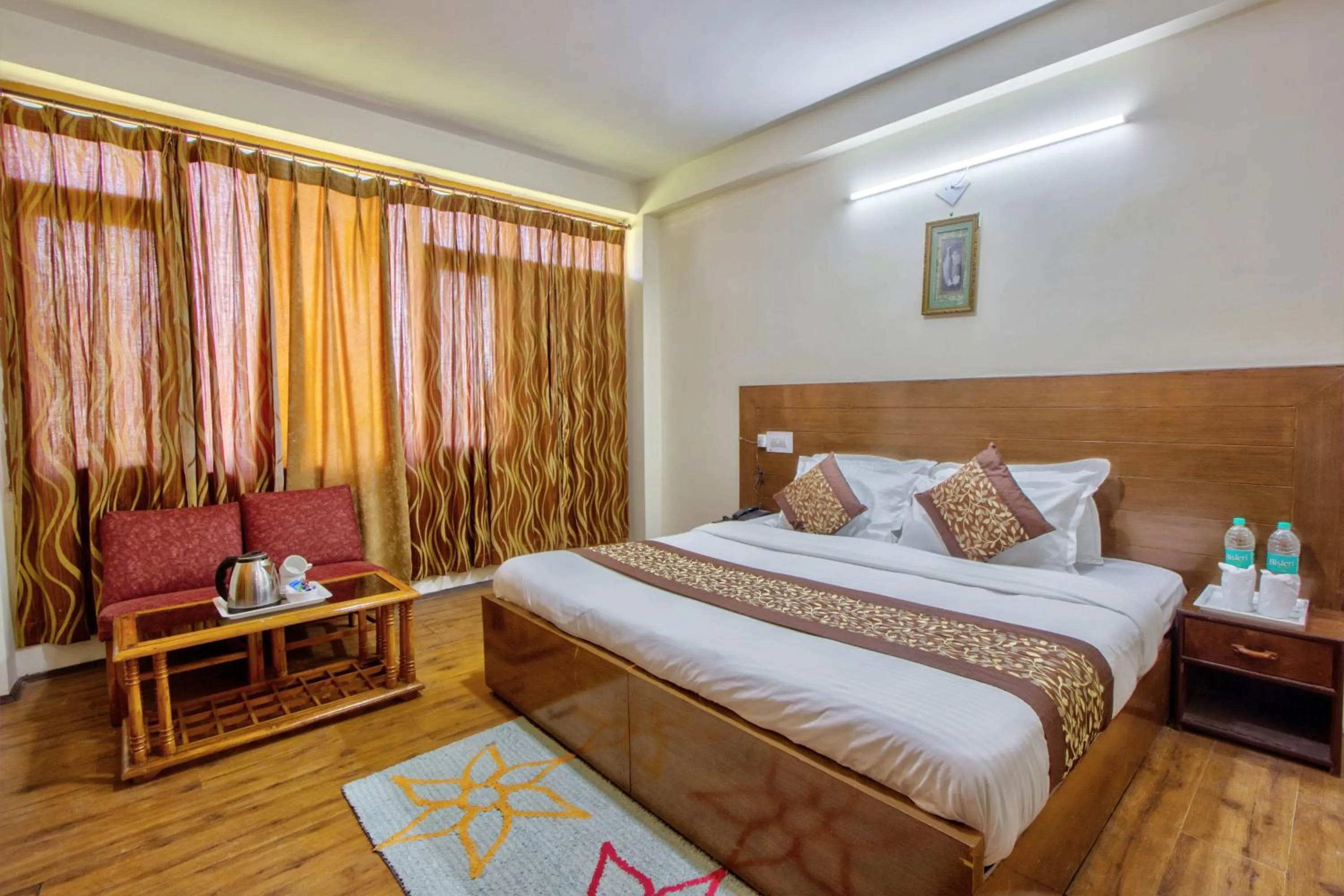 Bed in Thrill Nature Cottage