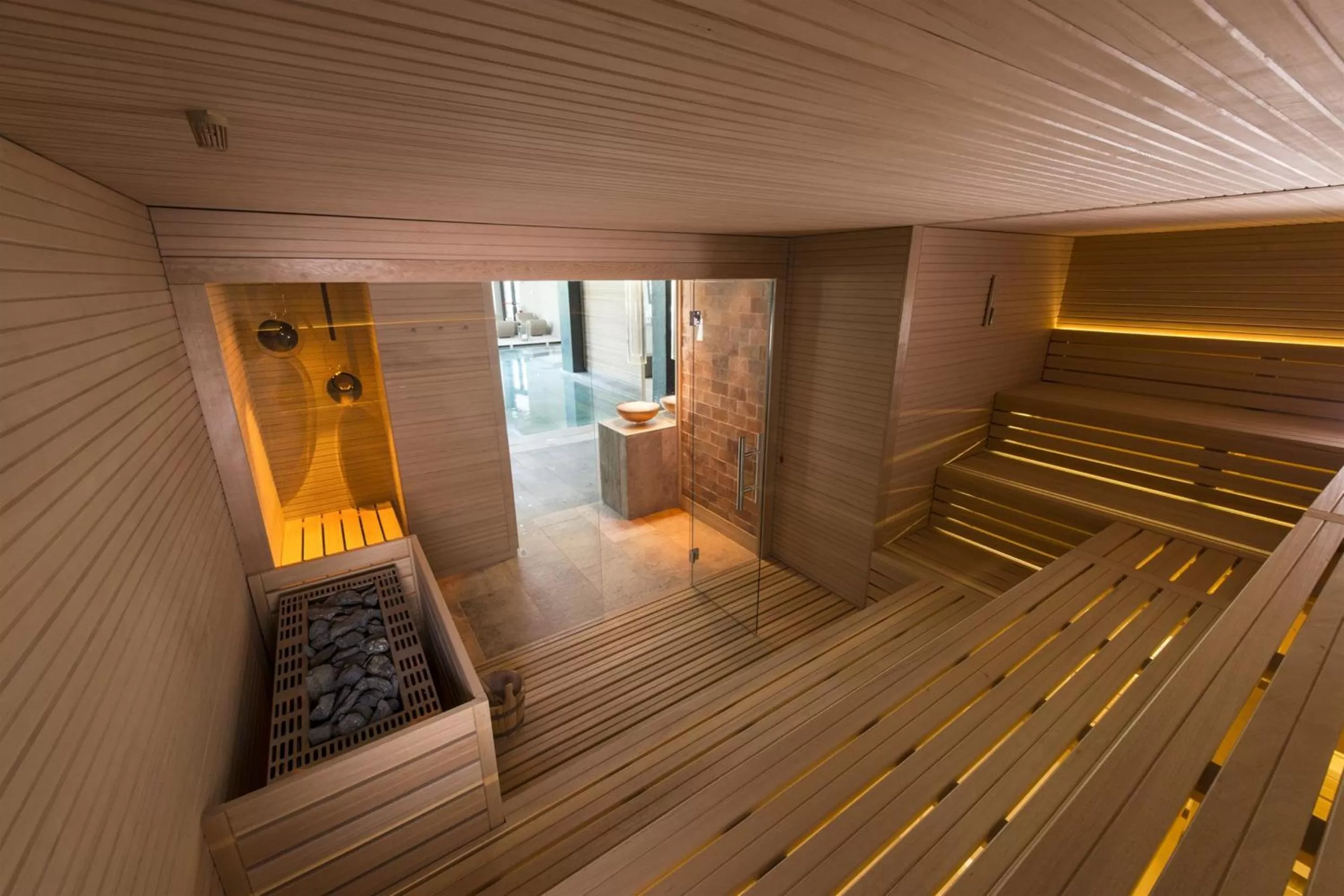Sauna in Relais Monaco Country Hotel & Spa