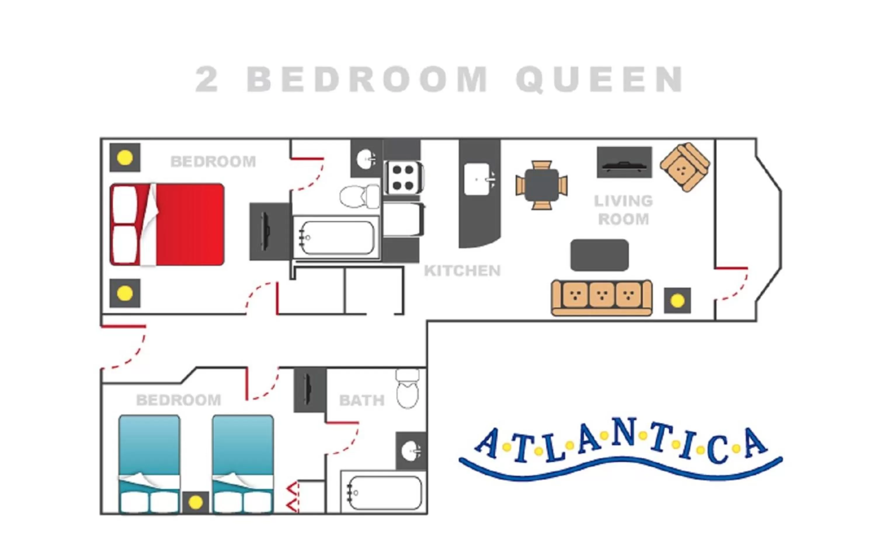 Floor plan in Atlantica Resort