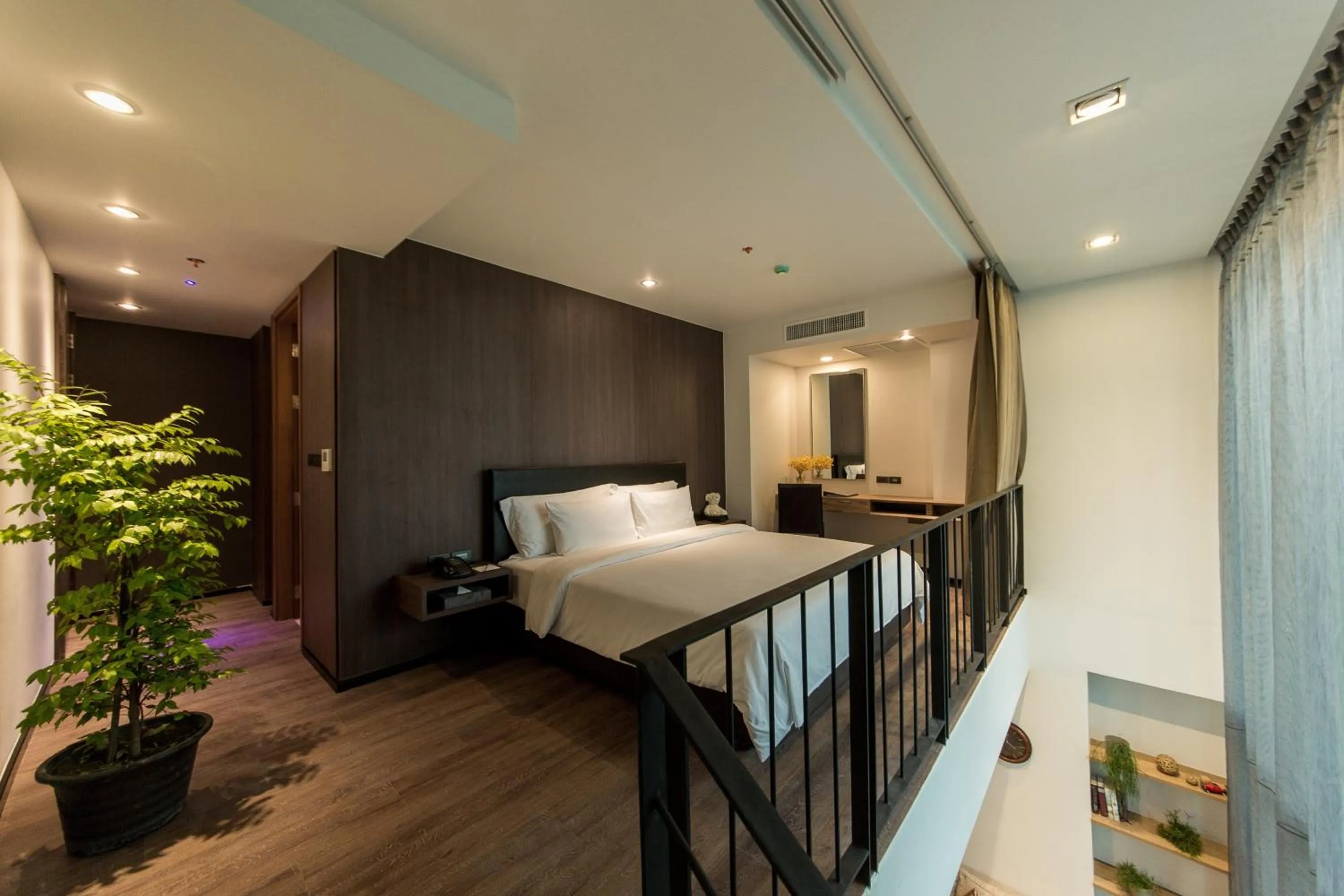 Bed in LiT BANGKOK Residence
