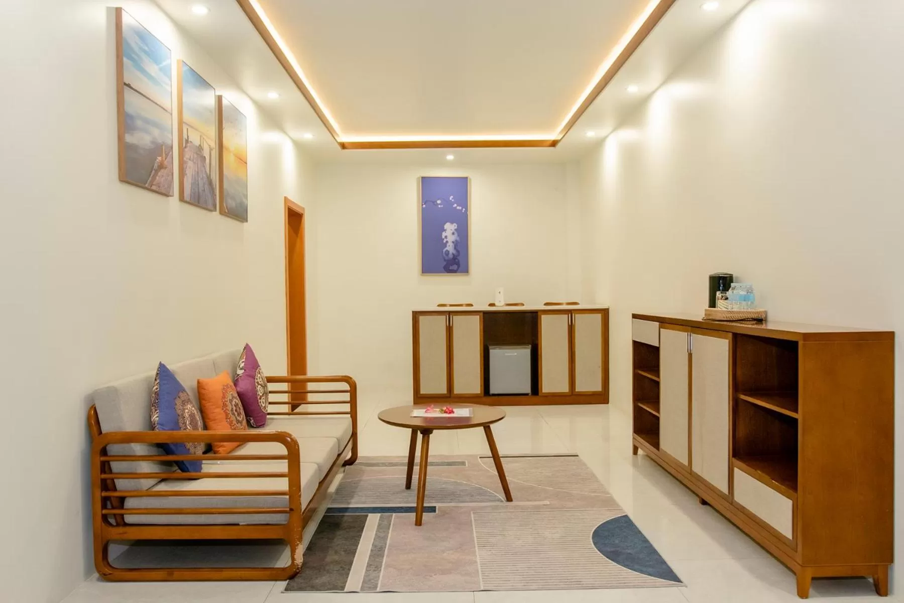 Living room in Amphitrite Resort