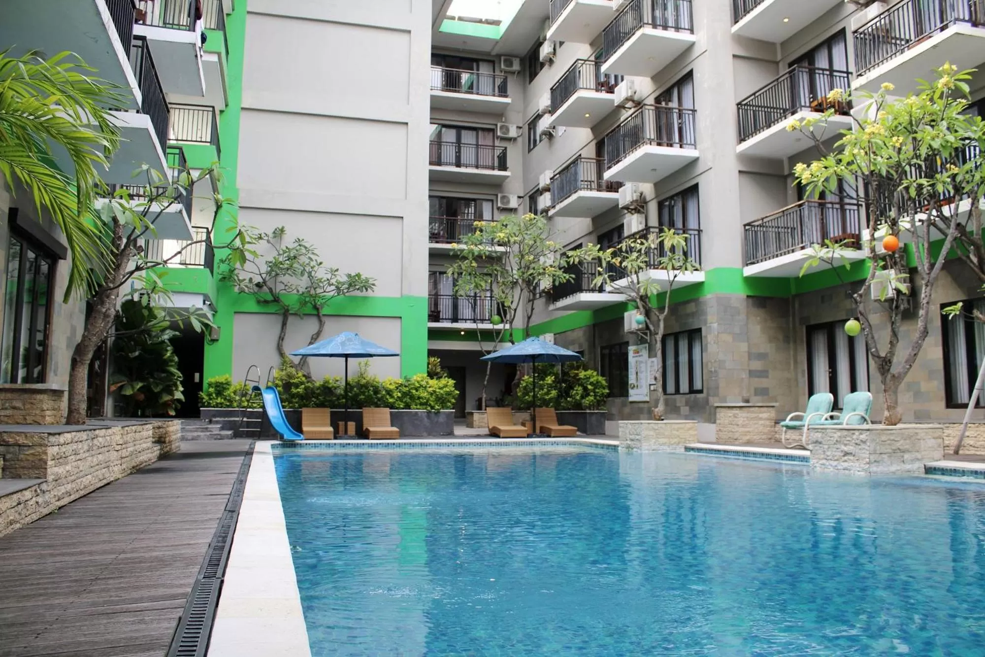 Swimming pool in Rofa Kuta Hotel - CHSE Certified