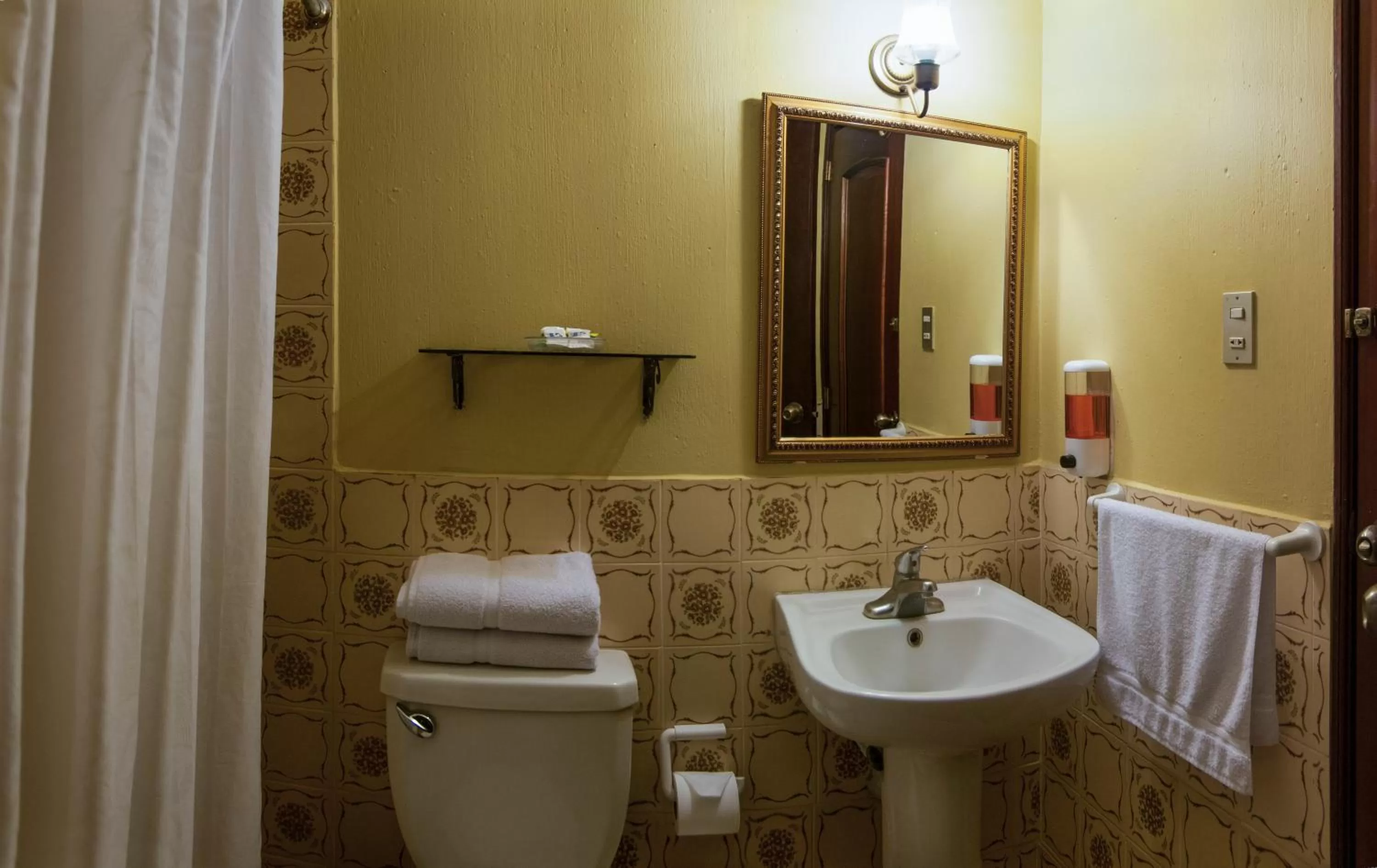 Shower in Hostal Villa Toscana