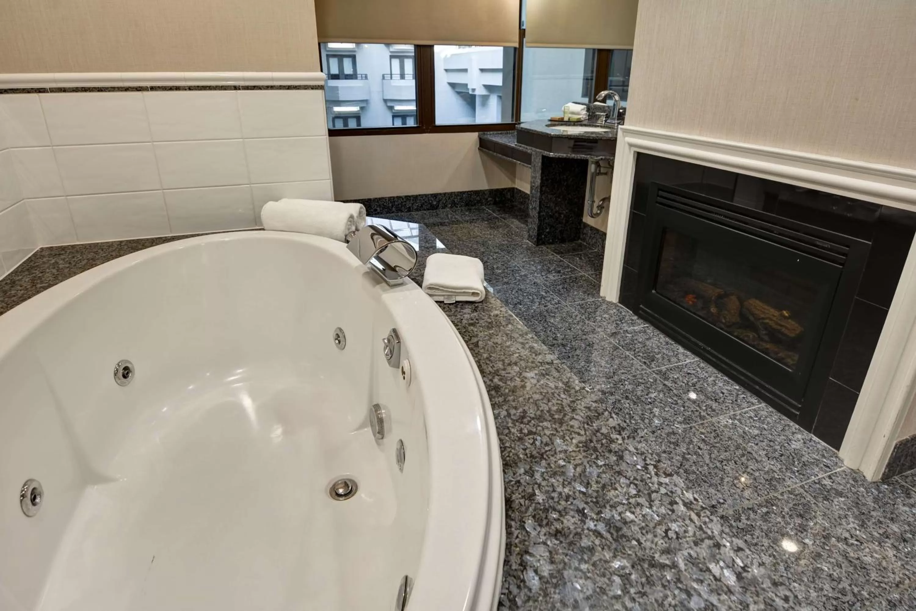 Bathroom in The Cincinnatian Curio Collection by Hilton