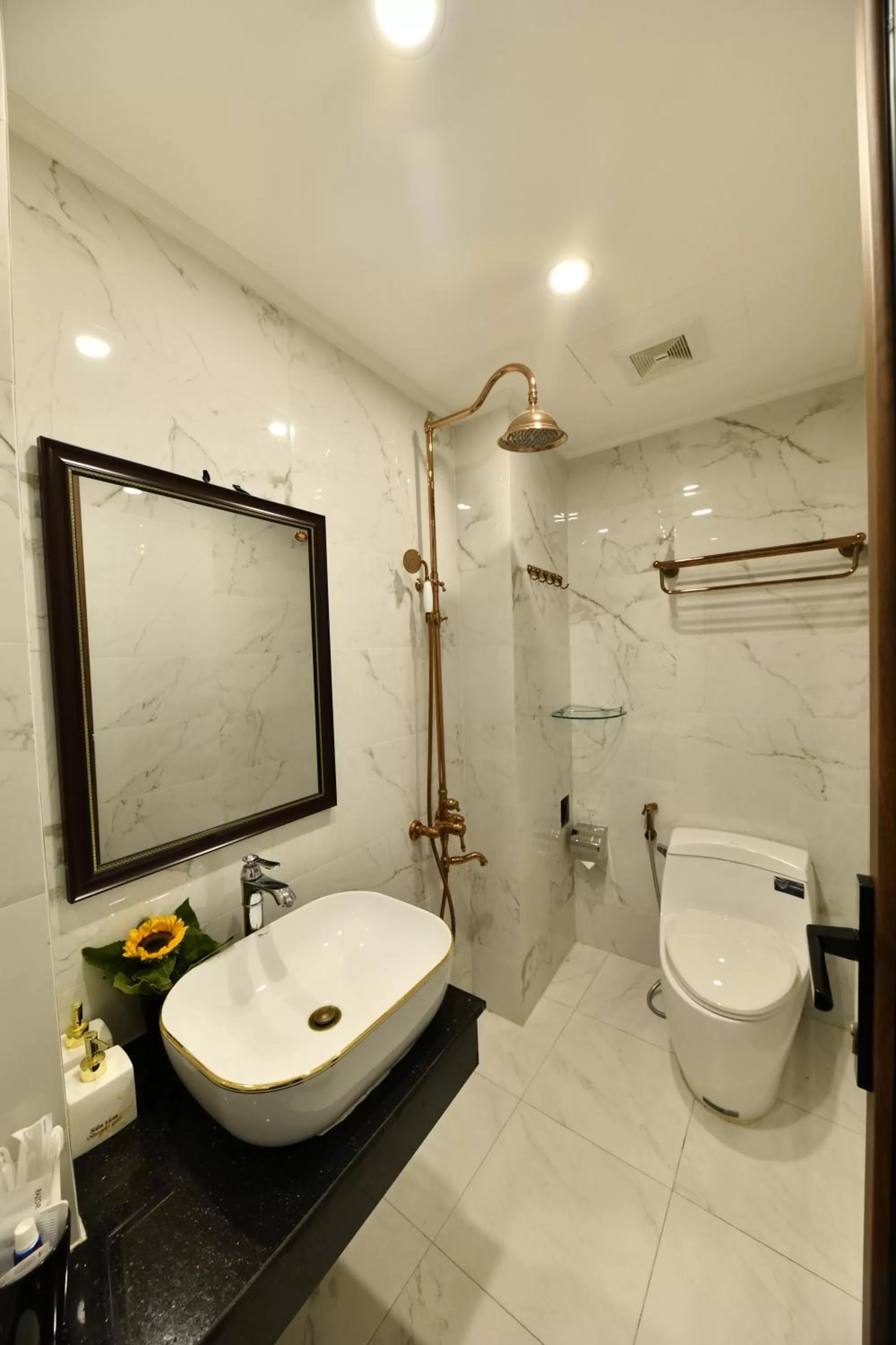 Toilet in Kingdom Hotel Hanoi