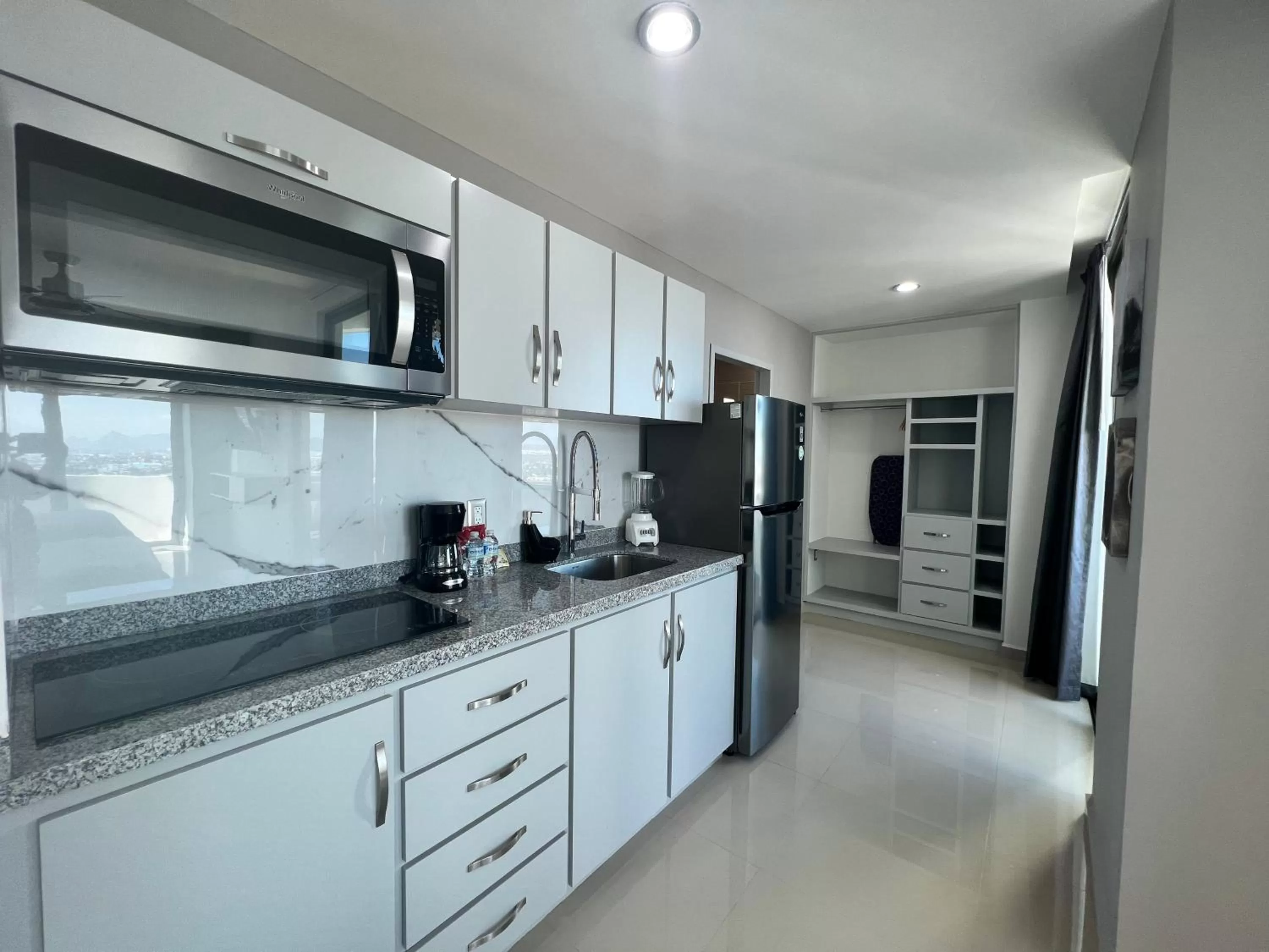 Kitchen or kitchenette in Hotel Tramamoto Mazatlan