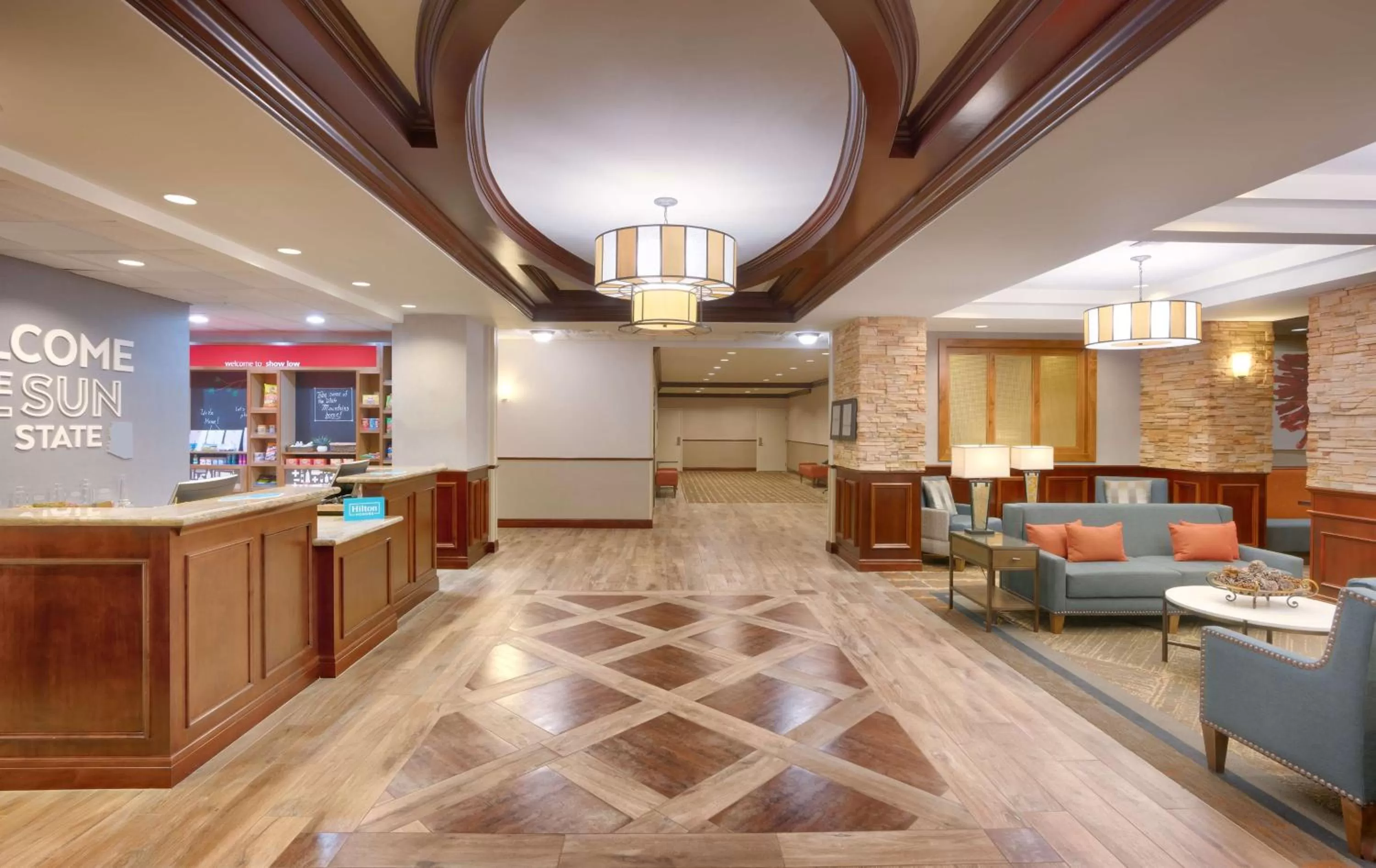 Lobby or reception in Hampton Inn & Suites Show Low-Pinetop