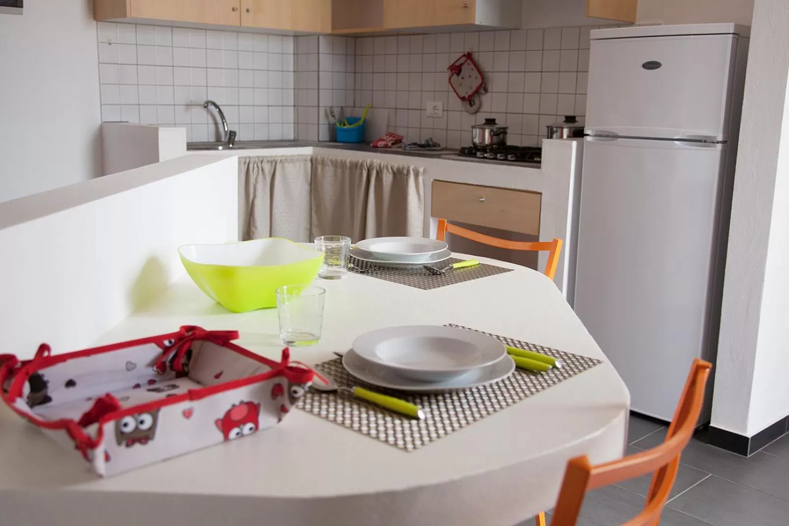Dining area in Cala da Lua apartments