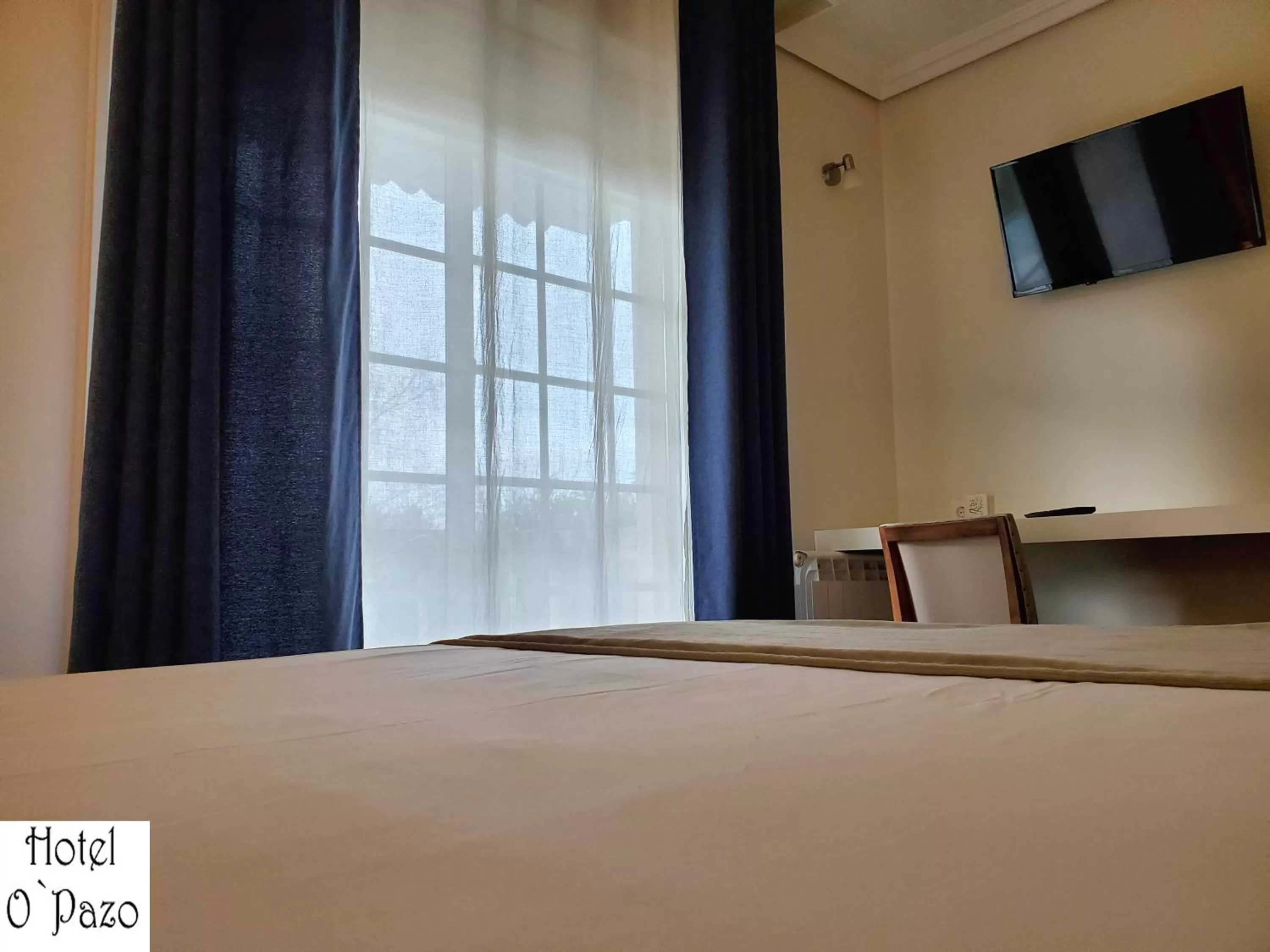 Bedroom, Bed in Hotel O'Pazo