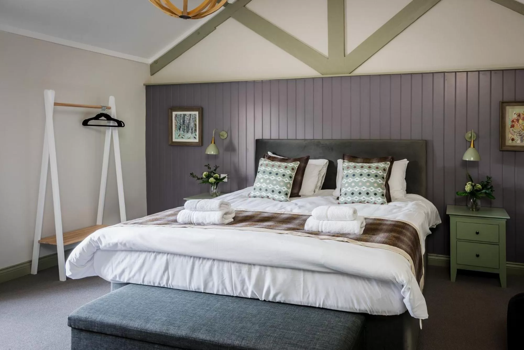 Bed in The Kings Arms Otterton