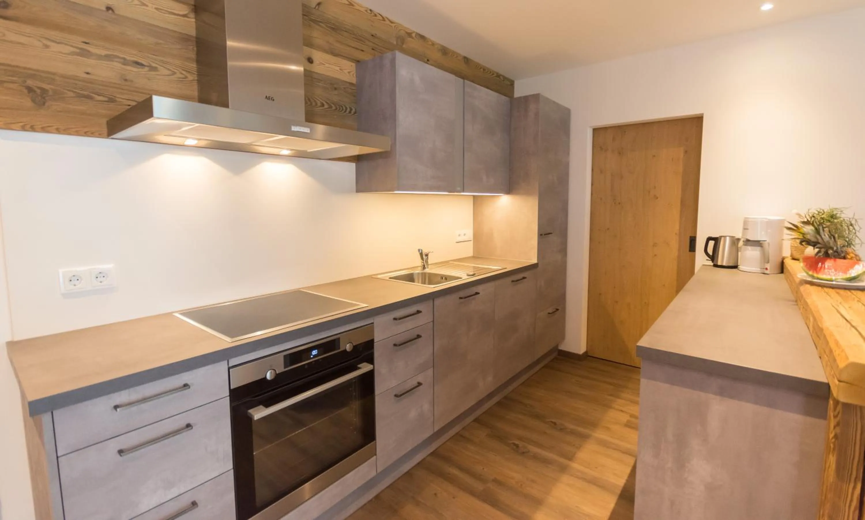 Kitchen or kitchenette, Kitchen/Kitchenette in Schönblick Residence - Absolut Alpine Apartments
